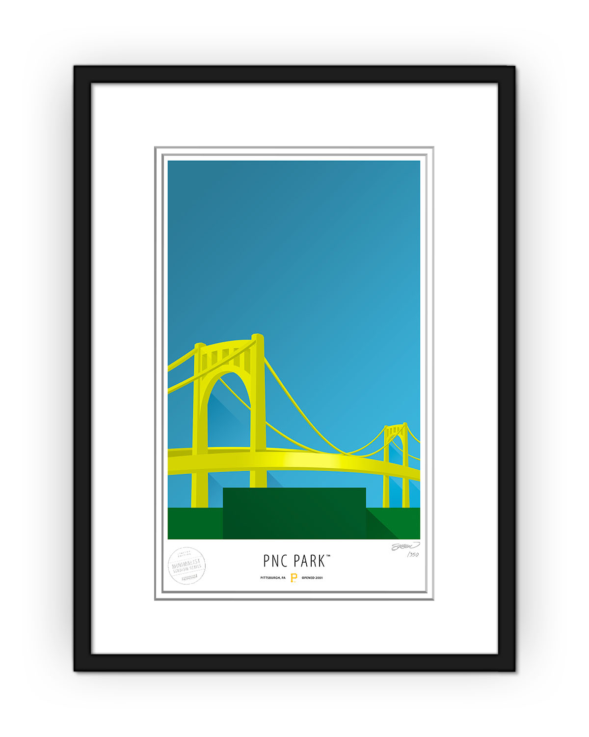 Minimalist PNC Park Art Print