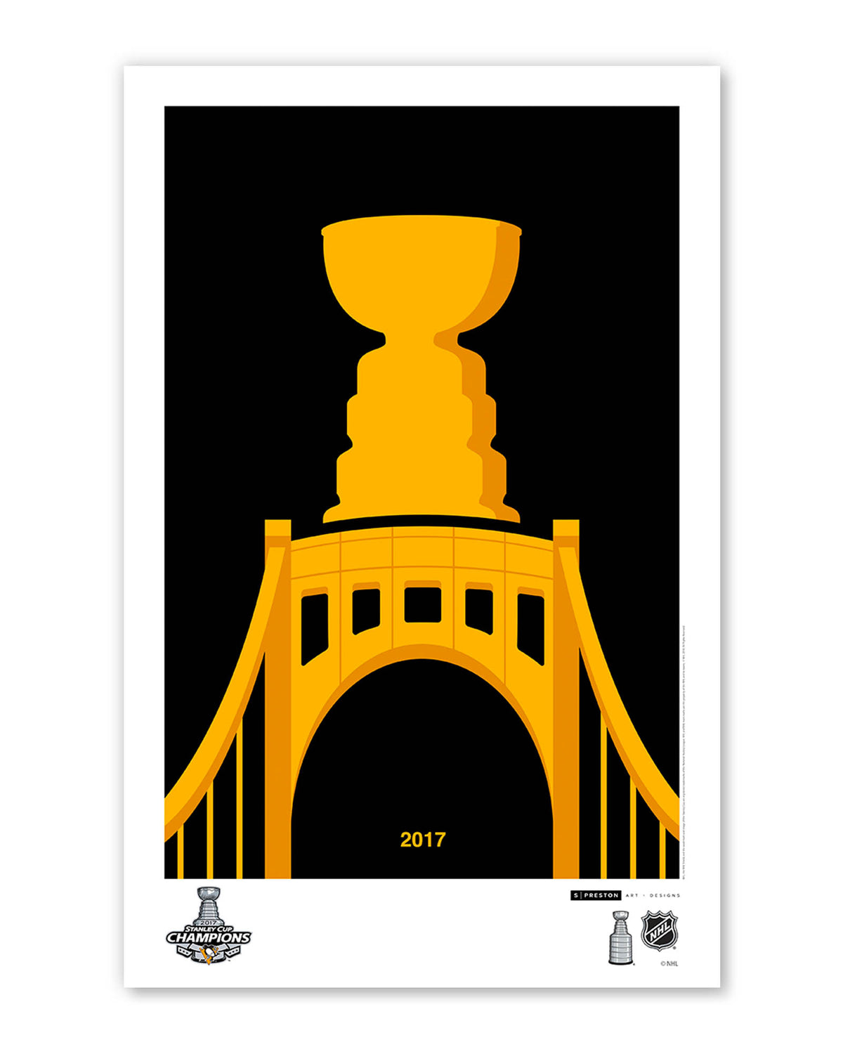 Minimalist Stanley Cup 2017 Art Print