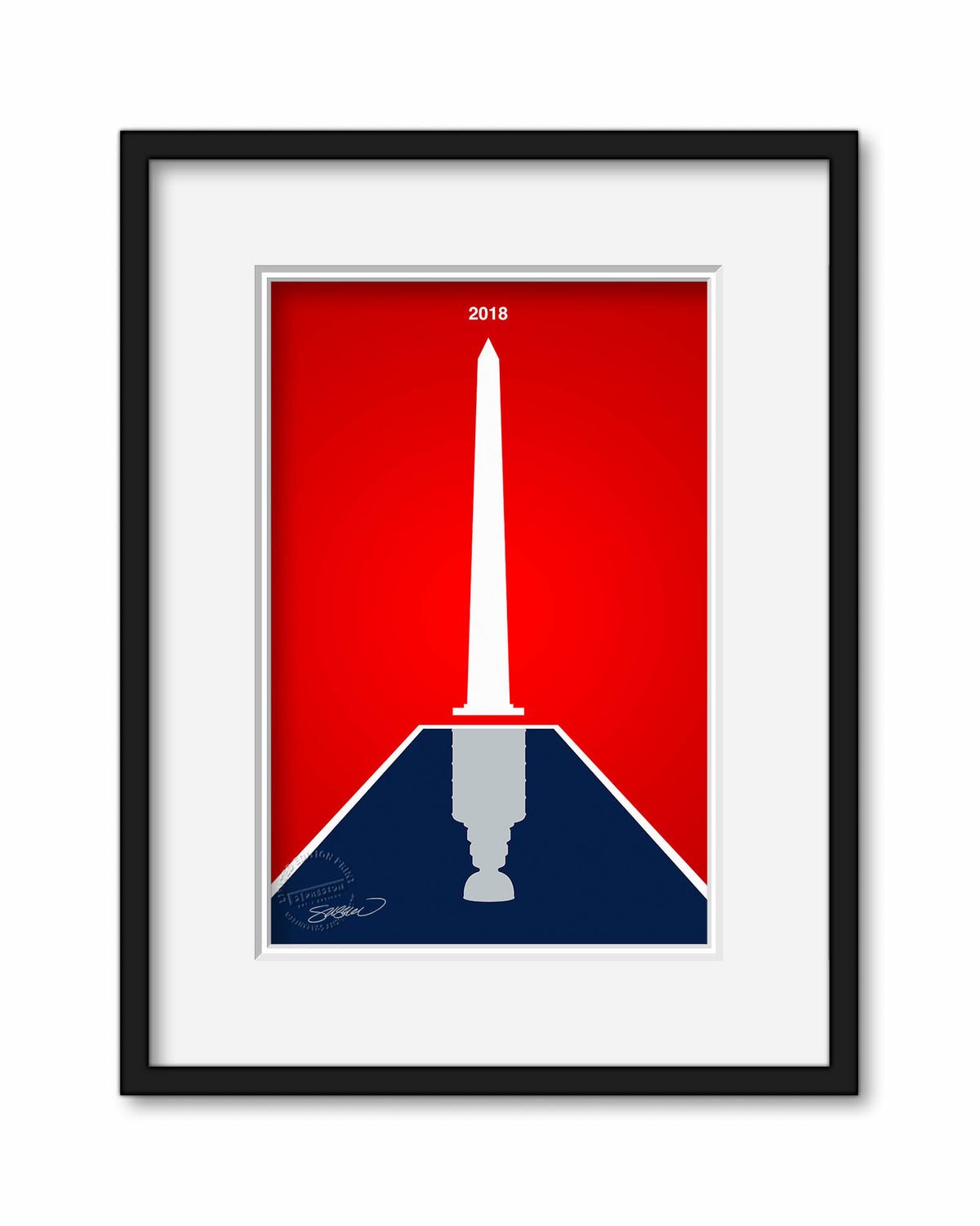 Minimalist Stanley Cup 2018 Limited Edition Fine Art Print