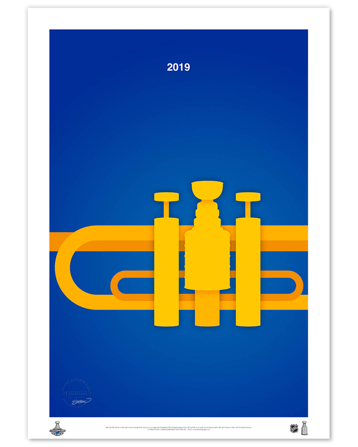 Minimalist Stanley Cup 2019 Limited Edition Fine Art Print