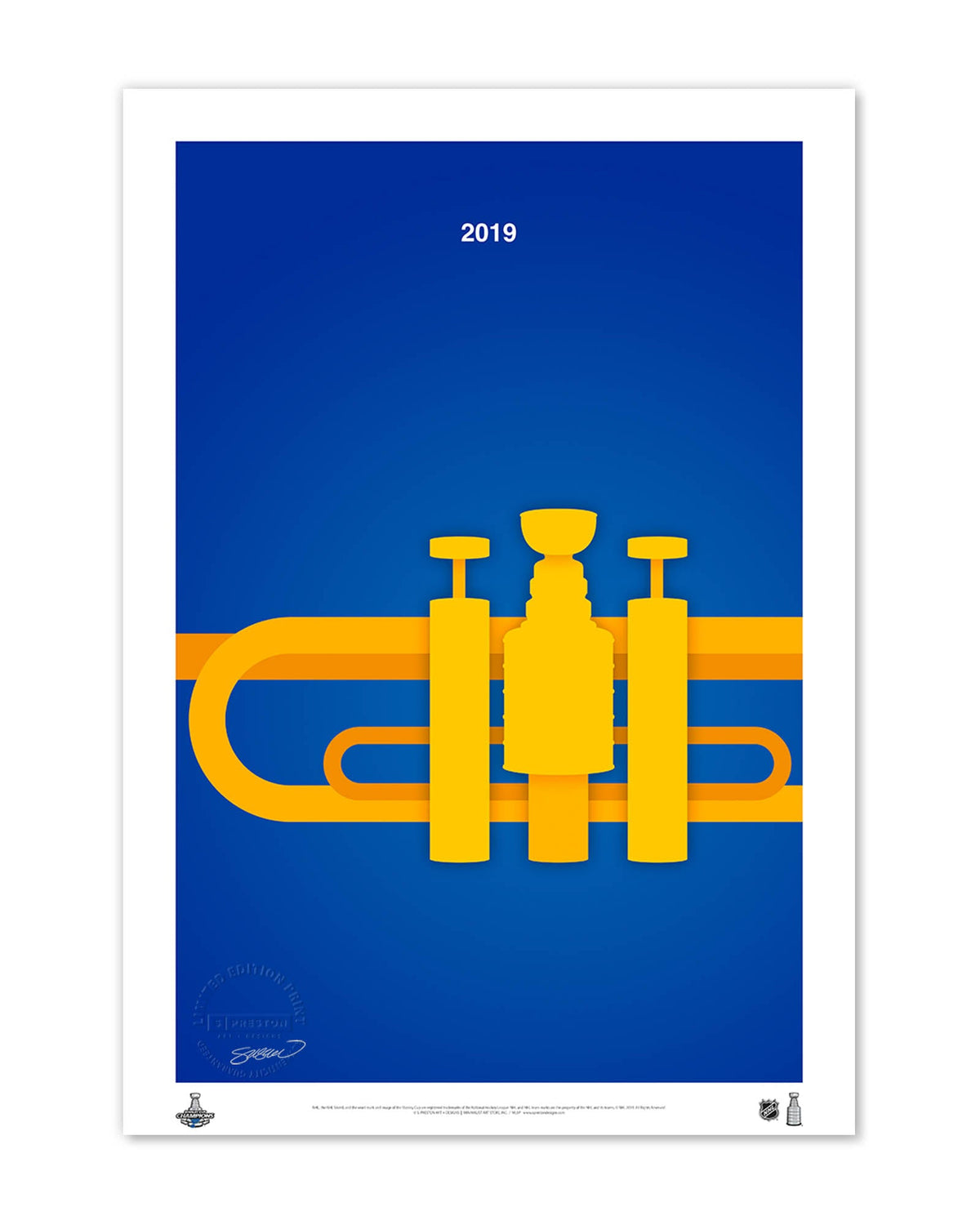Minimalist Stanley Cup 2019 Limited Edition Fine Art Print