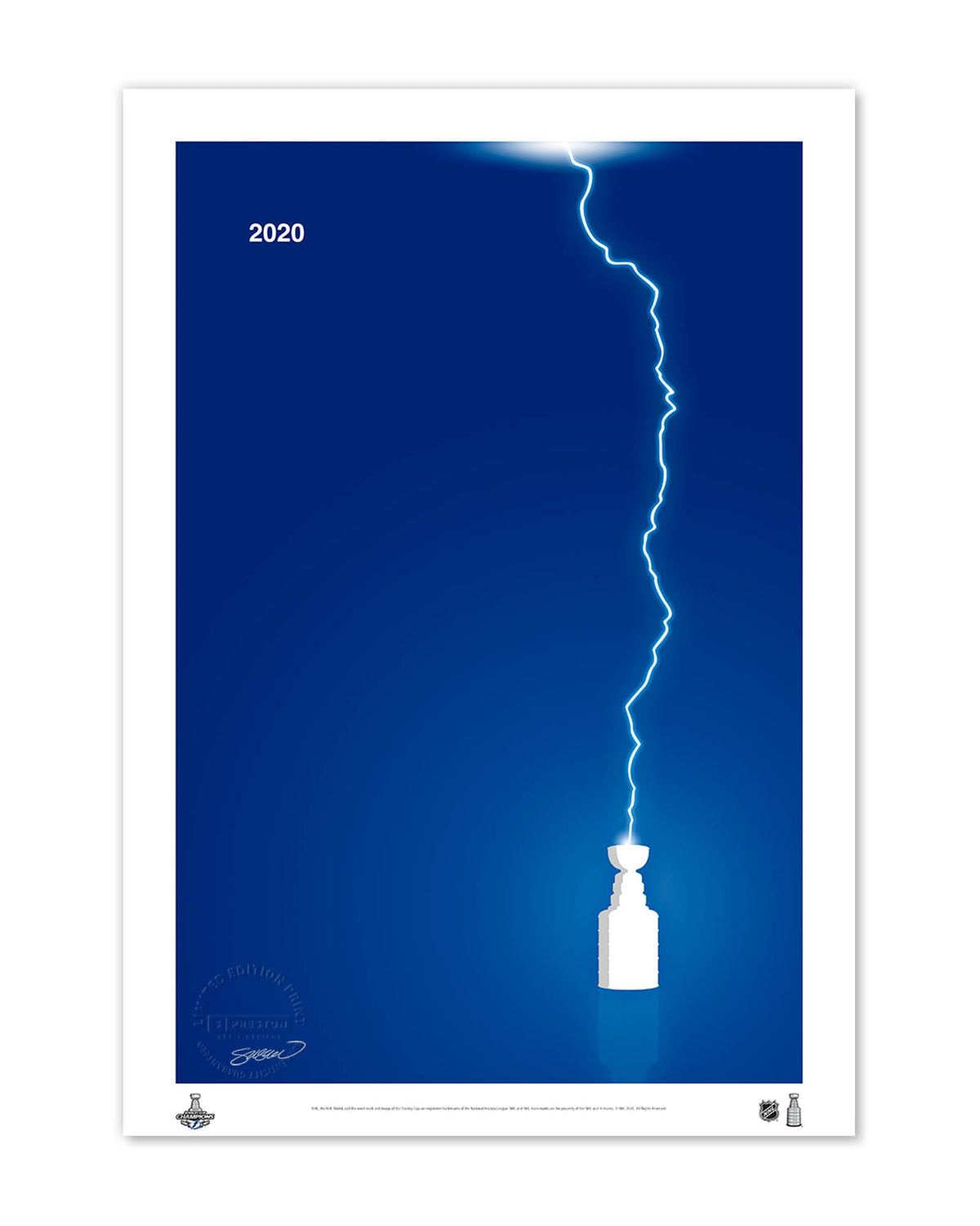Minimalist Stanley Cup 2020 Limited Edition Art Print