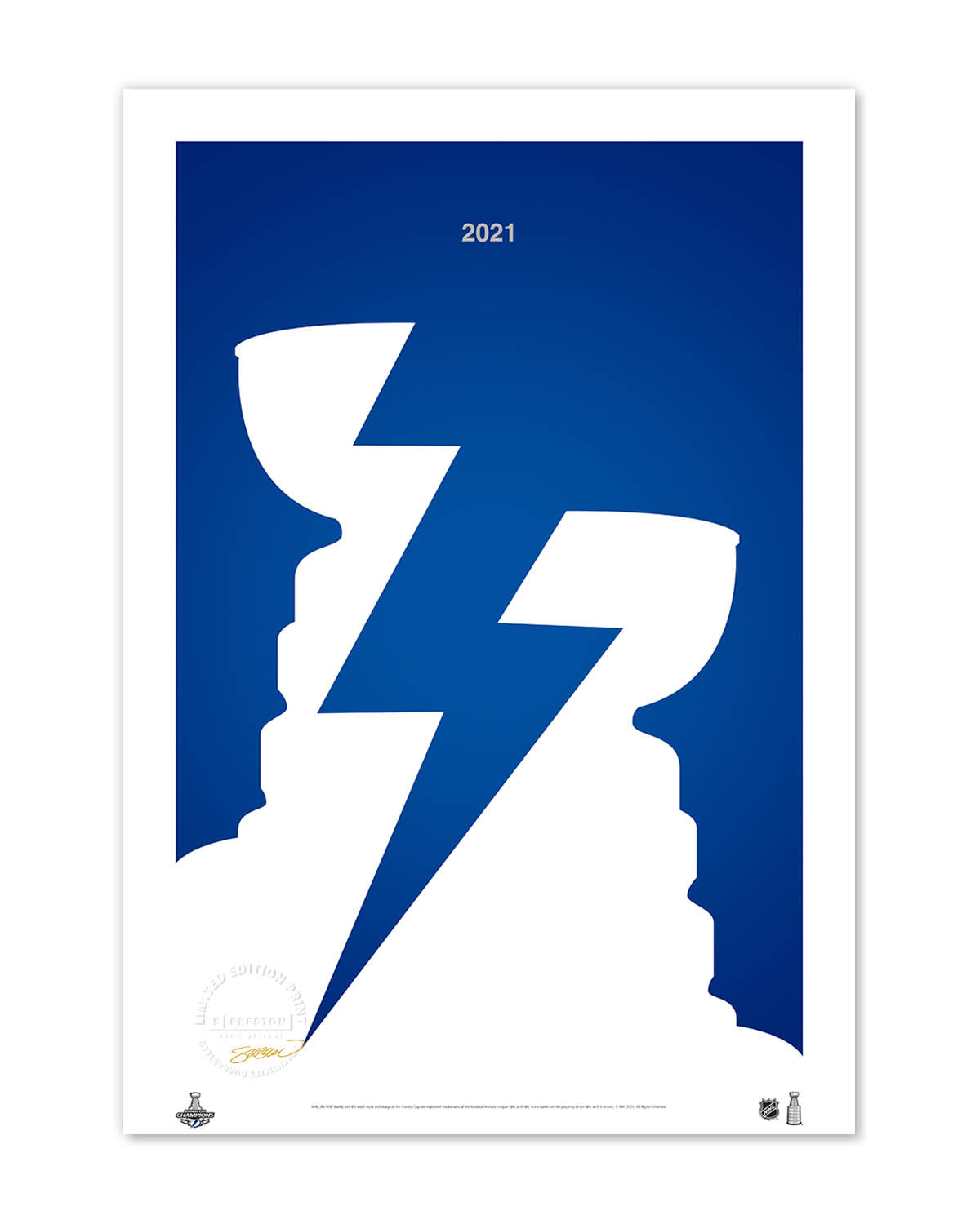 Minimalist Stanley Cup 2021 Limited Edition Fine Art Print