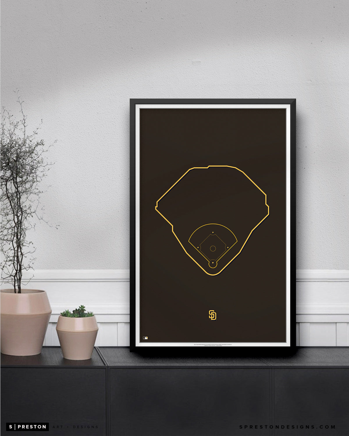 MLB Outline Ballpark - Petco Park San Diego Padres - S Preston