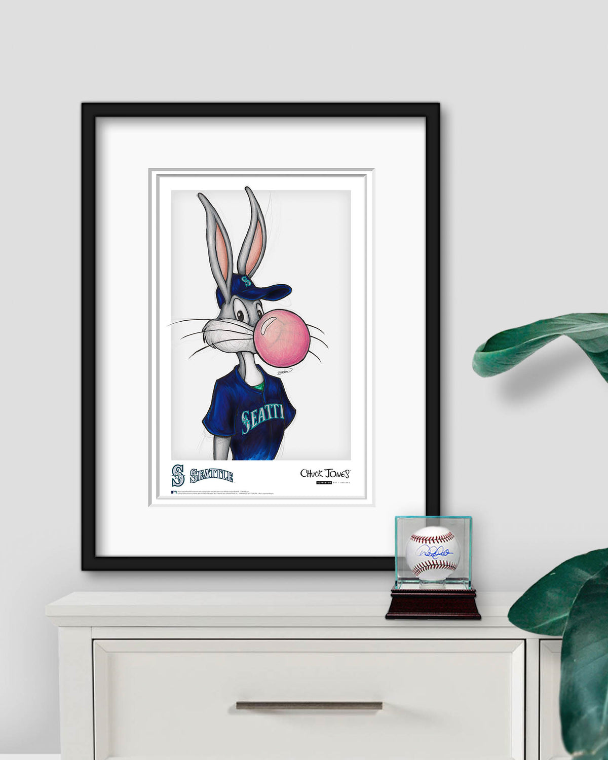 Bubblegum Bugs x MLB Mariners Bugs Bunny Poster Print