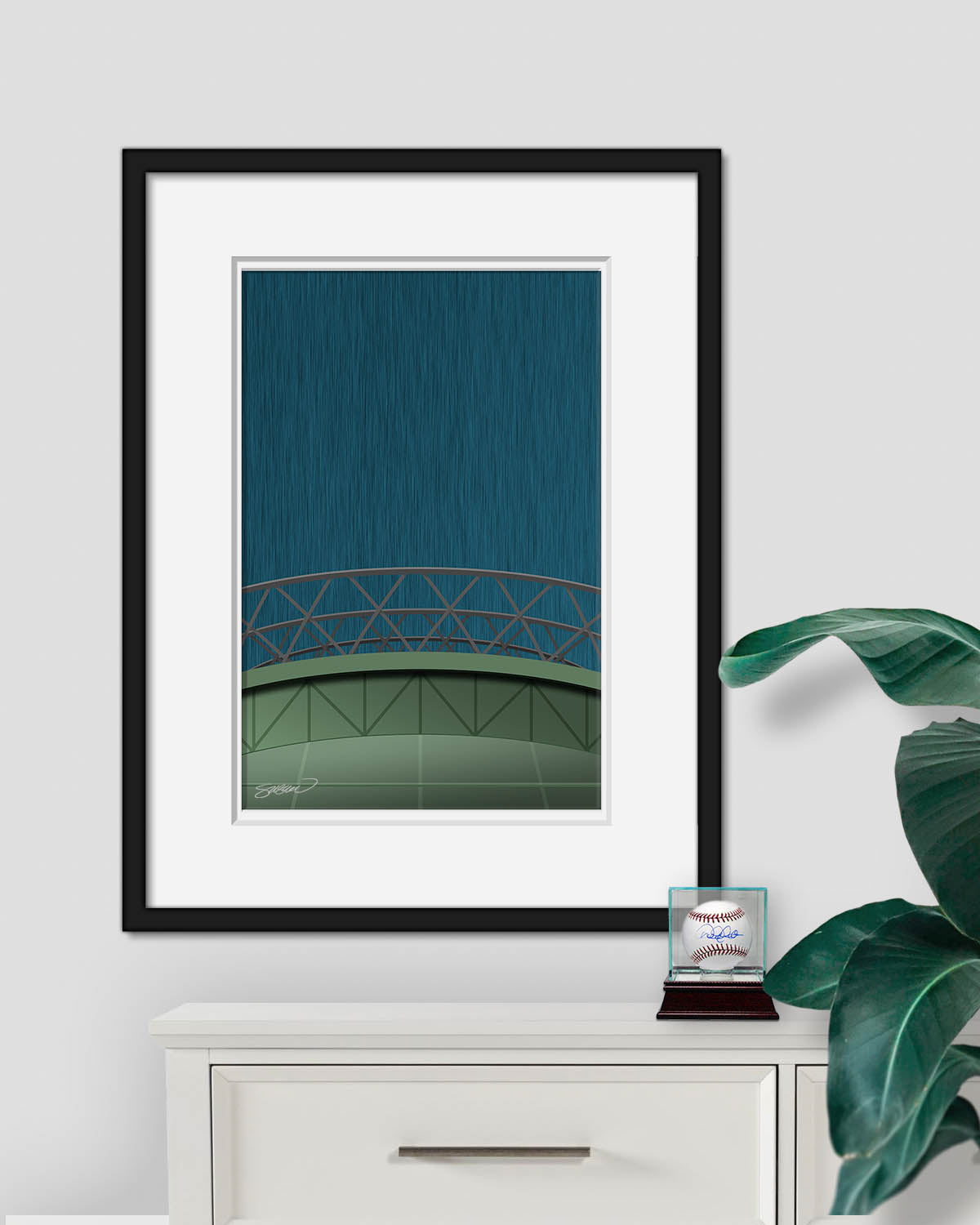 Minimalist T-Mobile Park Art Print