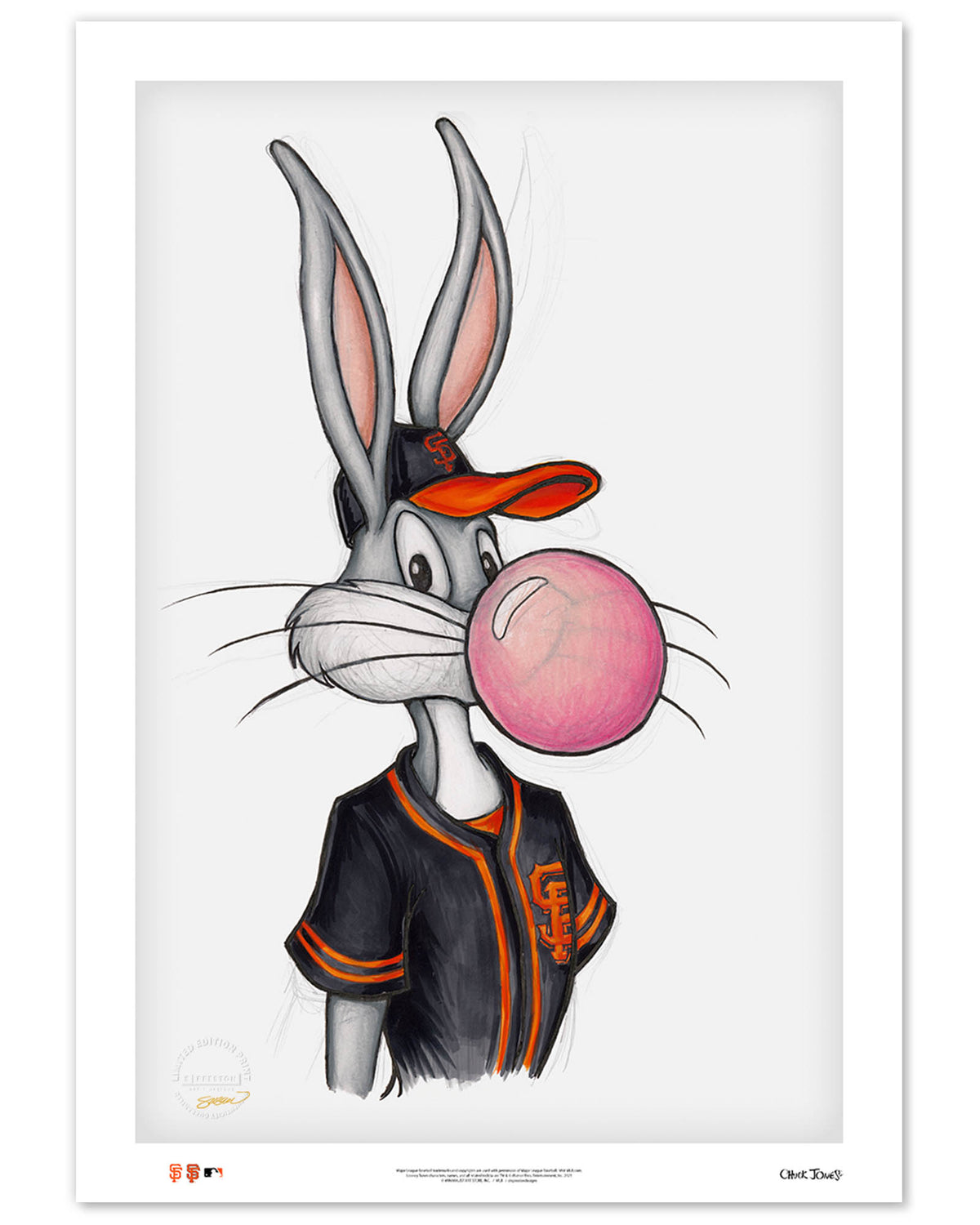 Bubblegum Bugs x MLB Giants Limited Edition Fine Art Print