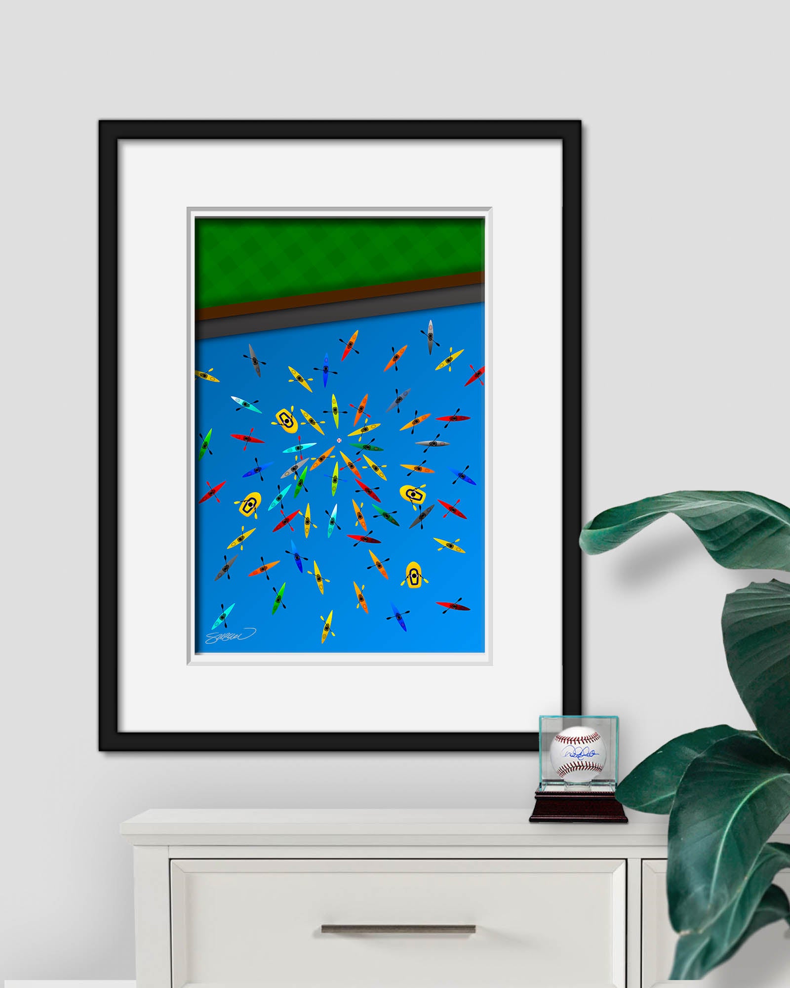 Oracle Park McCovey Cove Art Print | SF Giants – S. Preston Art +