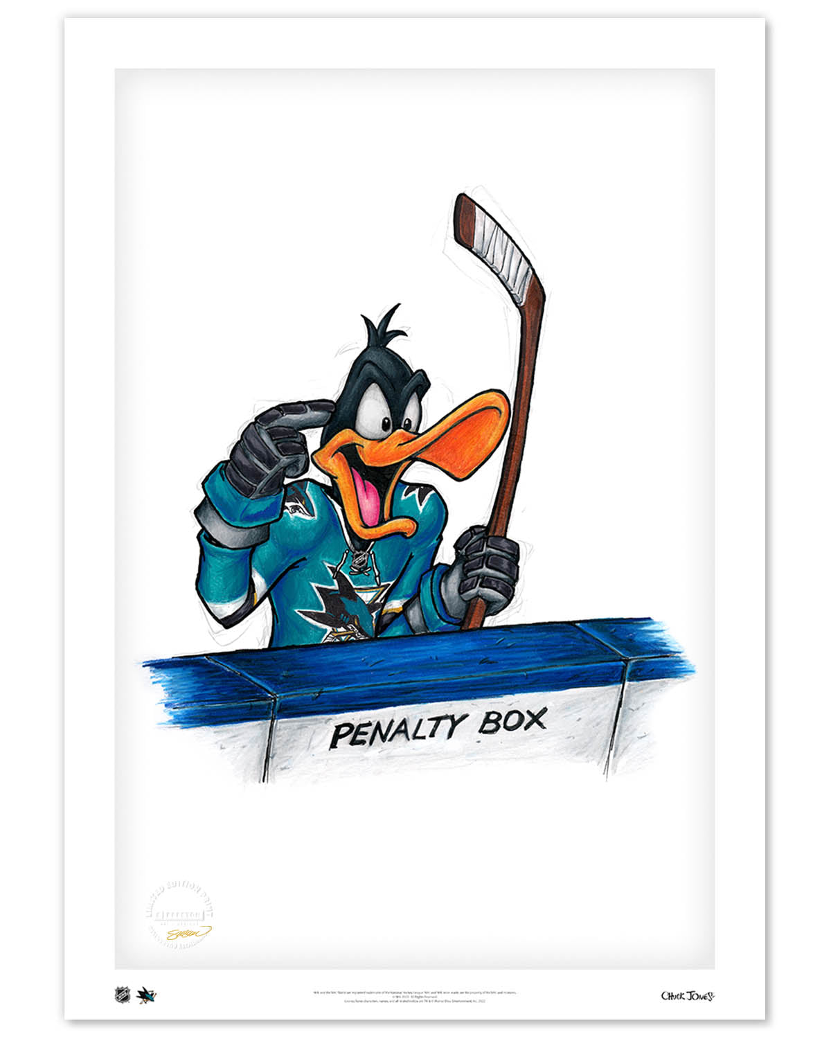 Duck Season Hockey Season x NHL San Jose Sharks Daffy Duck Limited