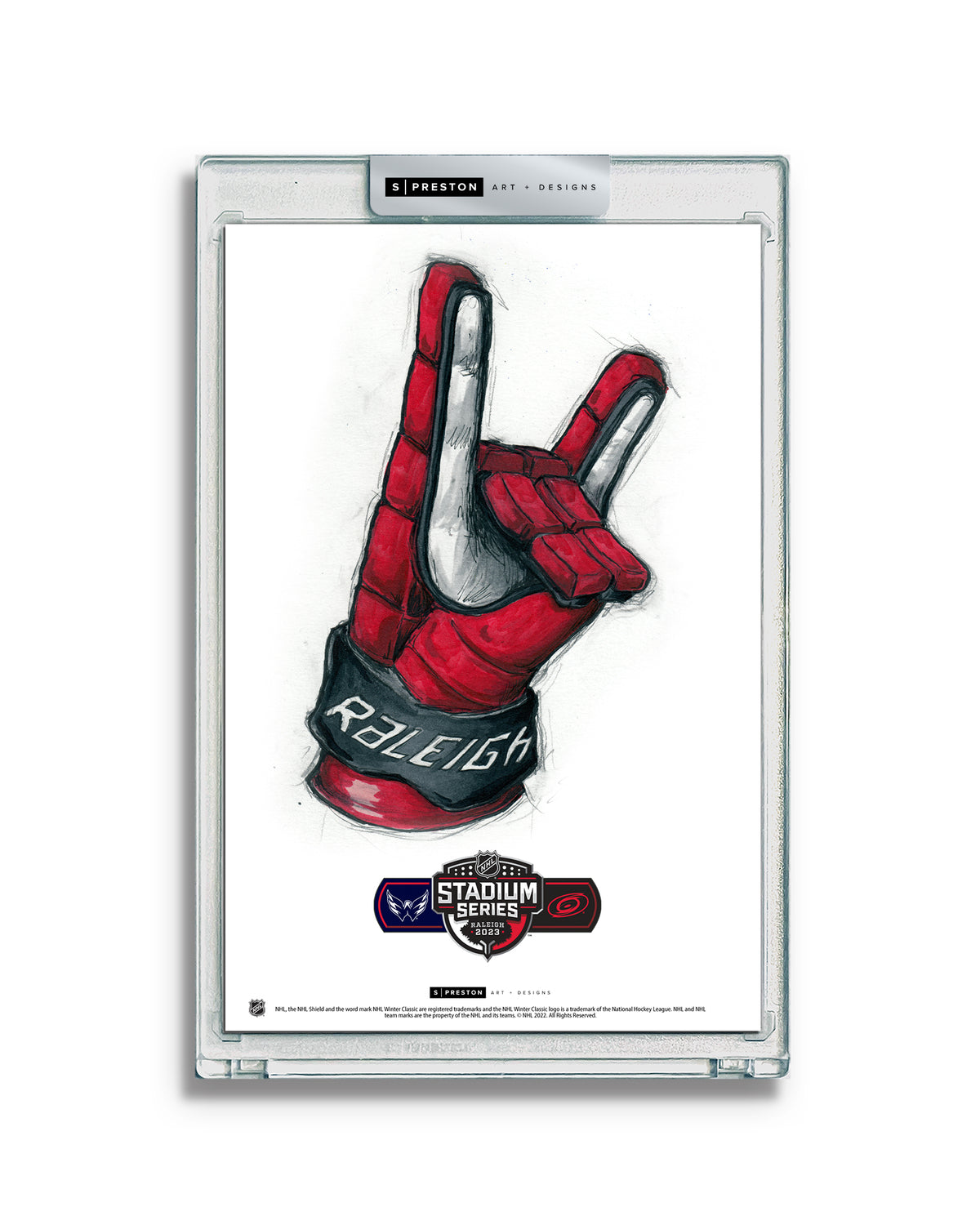 2023 NHL Stadium Series Sketch Limited Edition Art Card Slab