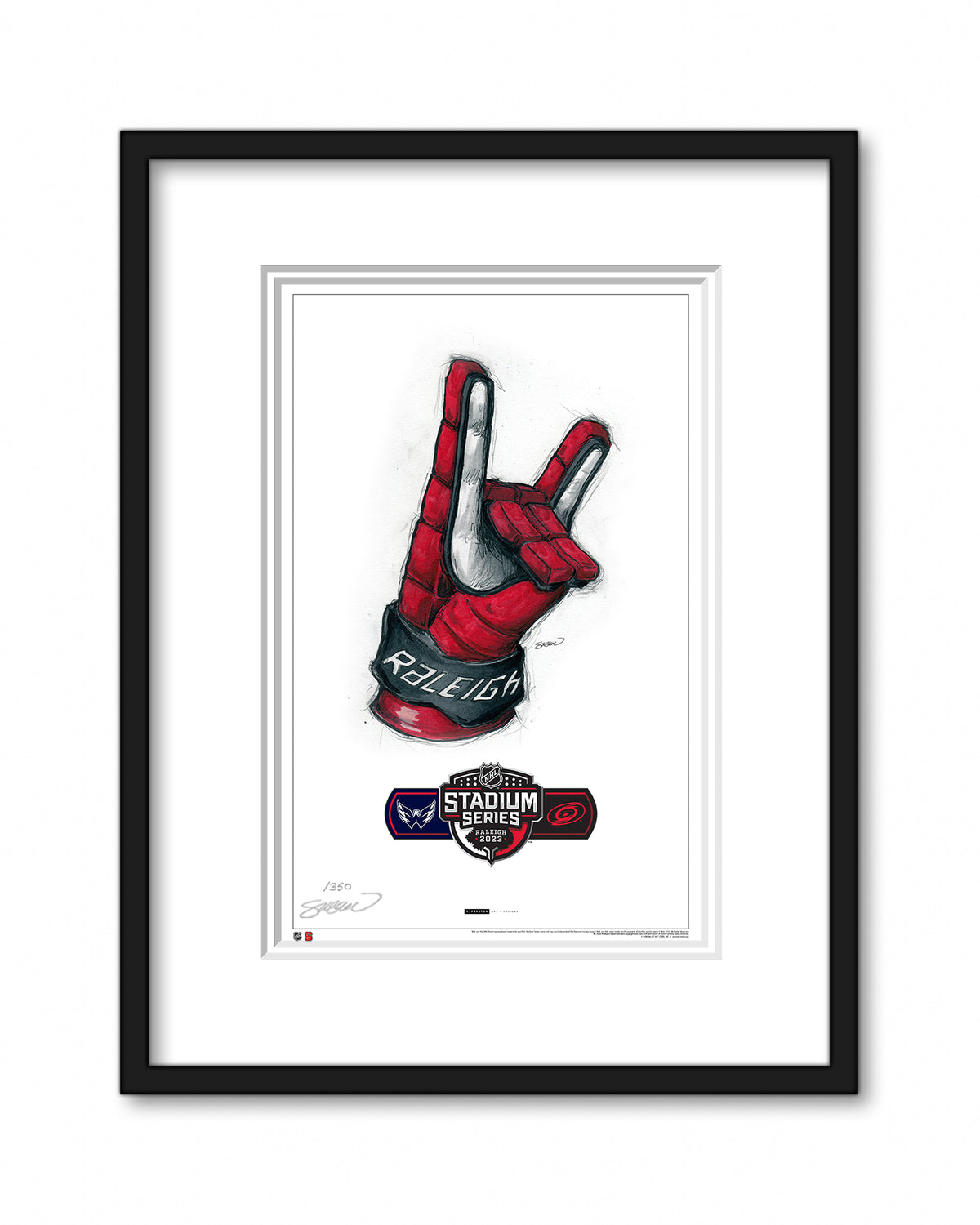 2023 NHL Stadium Series Sketch Limited Edition Art Prints