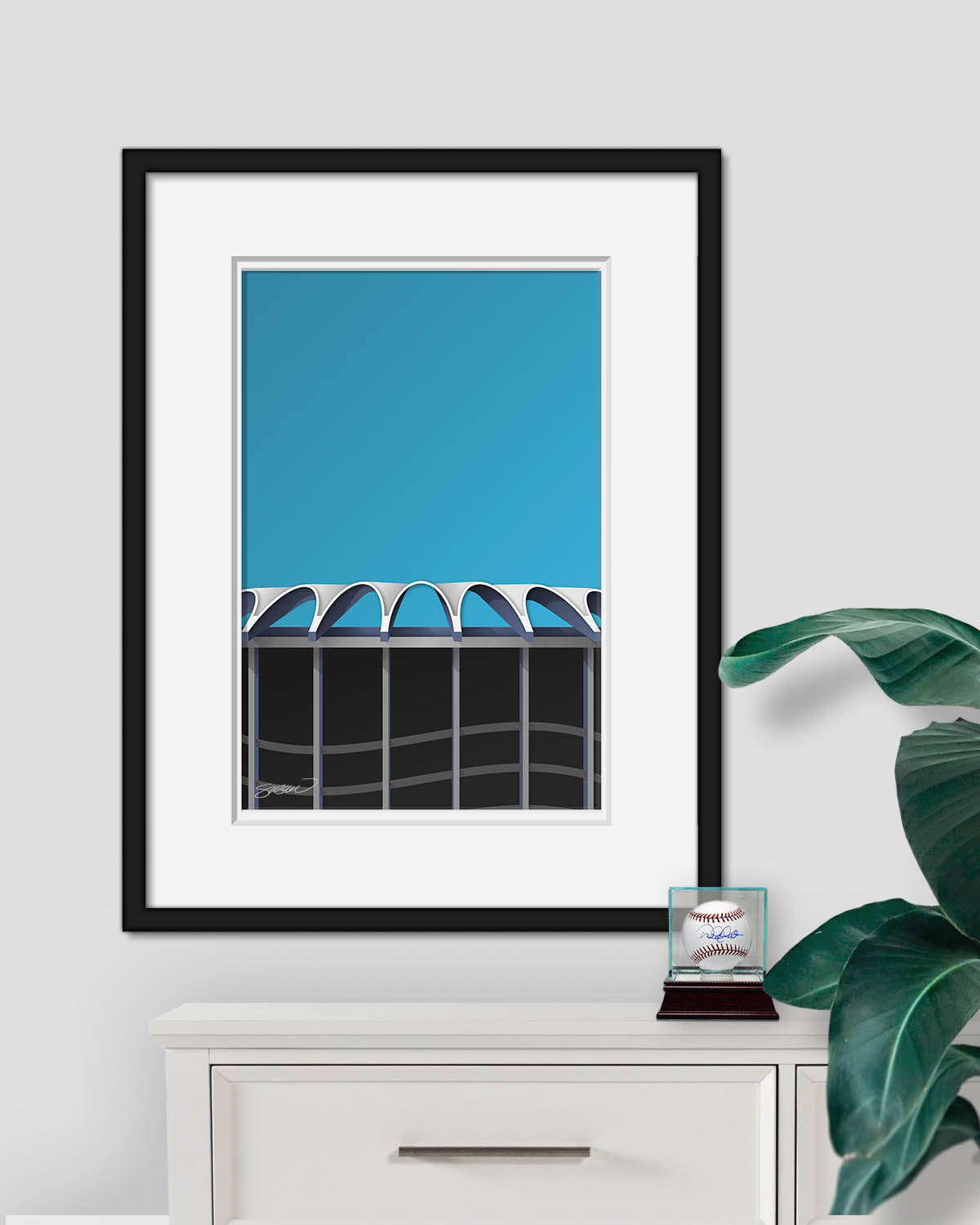 Minimalist Busch II Stadium
