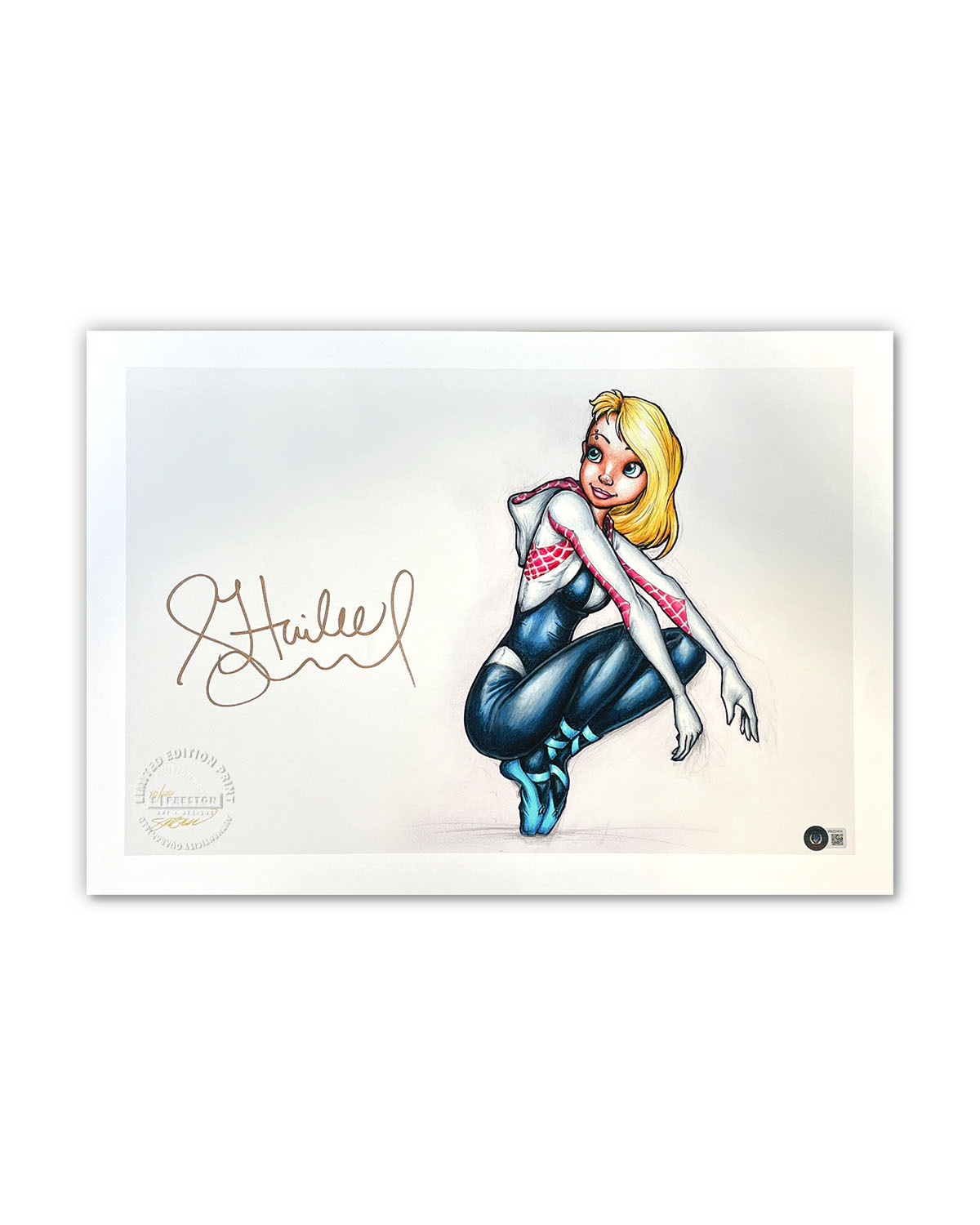 Gwen En Point Sketch Print - Hailee Steinfeld Autograph