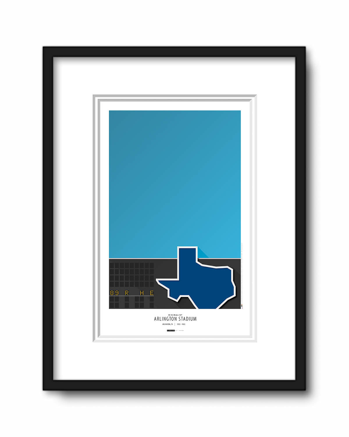 Minimalist Arlington Stadium