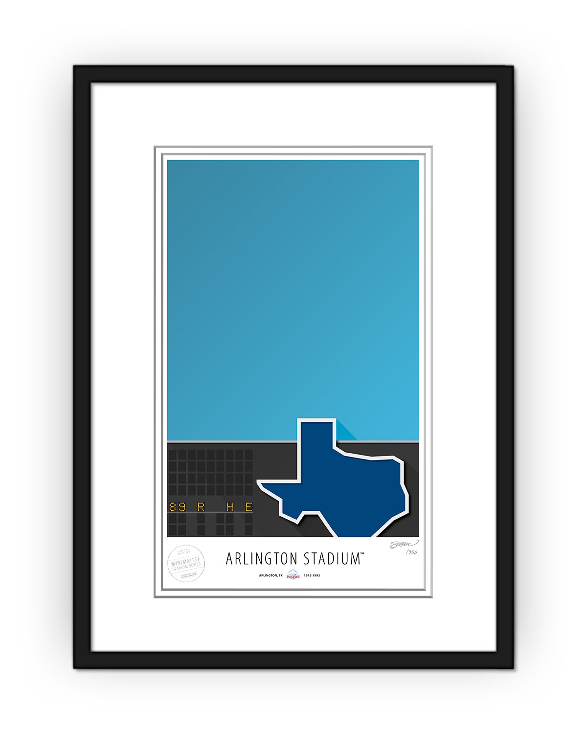 Minimalist Arlington Stadium