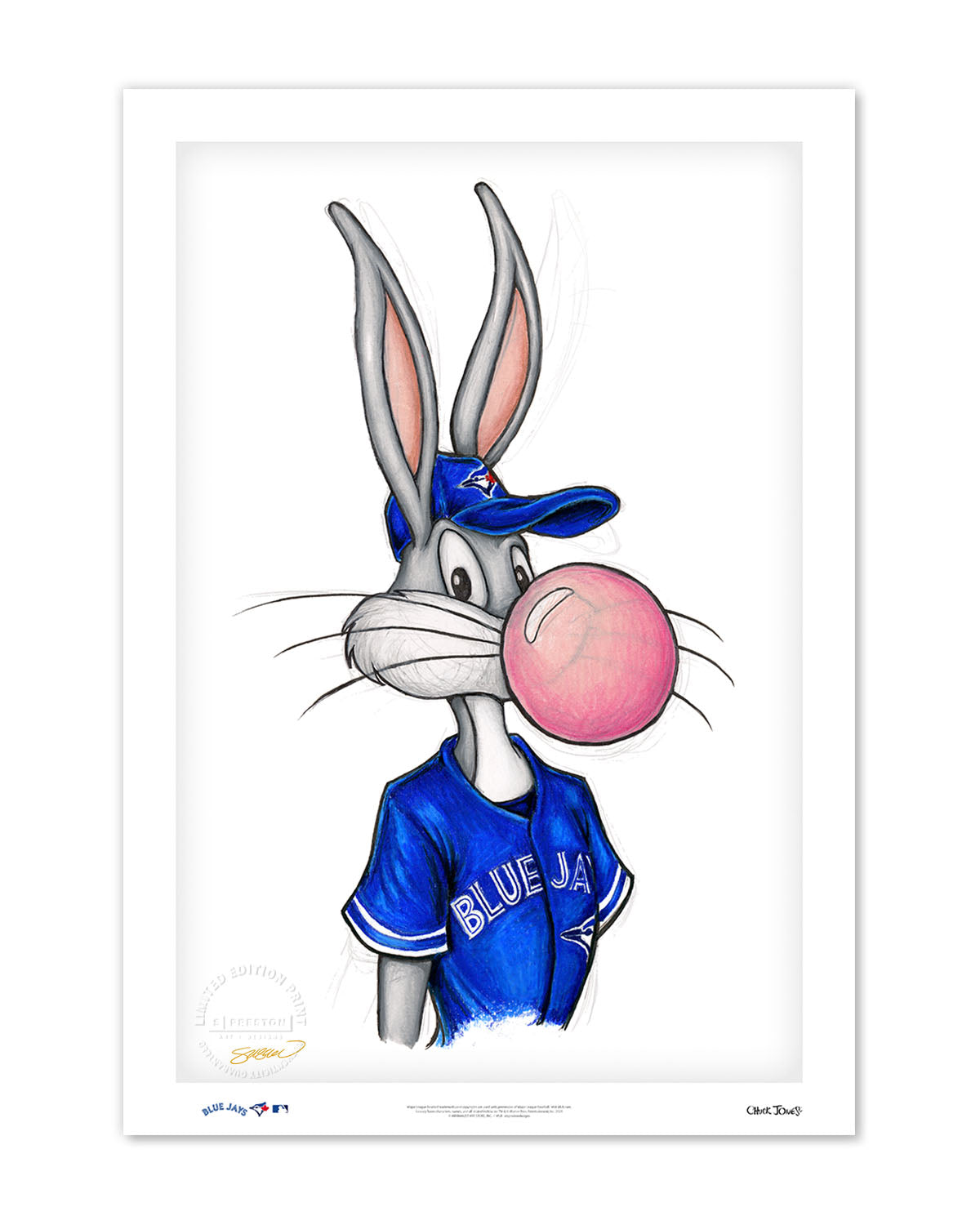 Bubblegum Bugs x MLB Blue Jays Limited Edition Fine Art Print