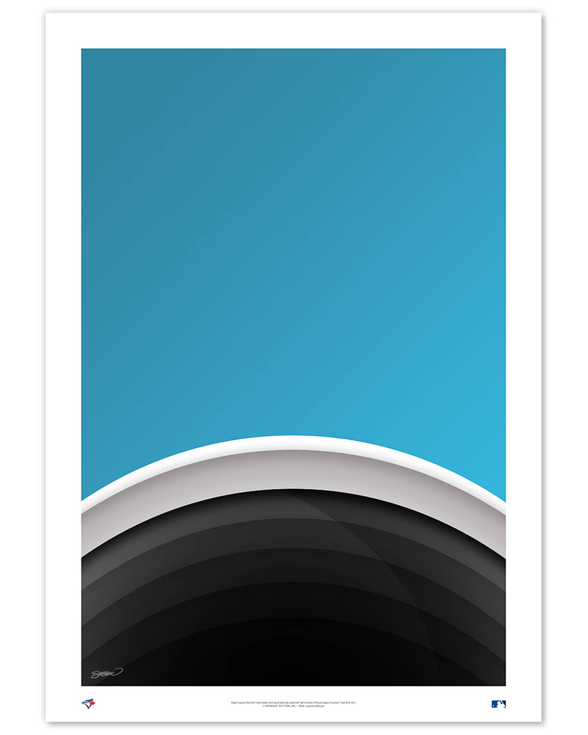 Minimalist Rogers Centre Fine Art Print
