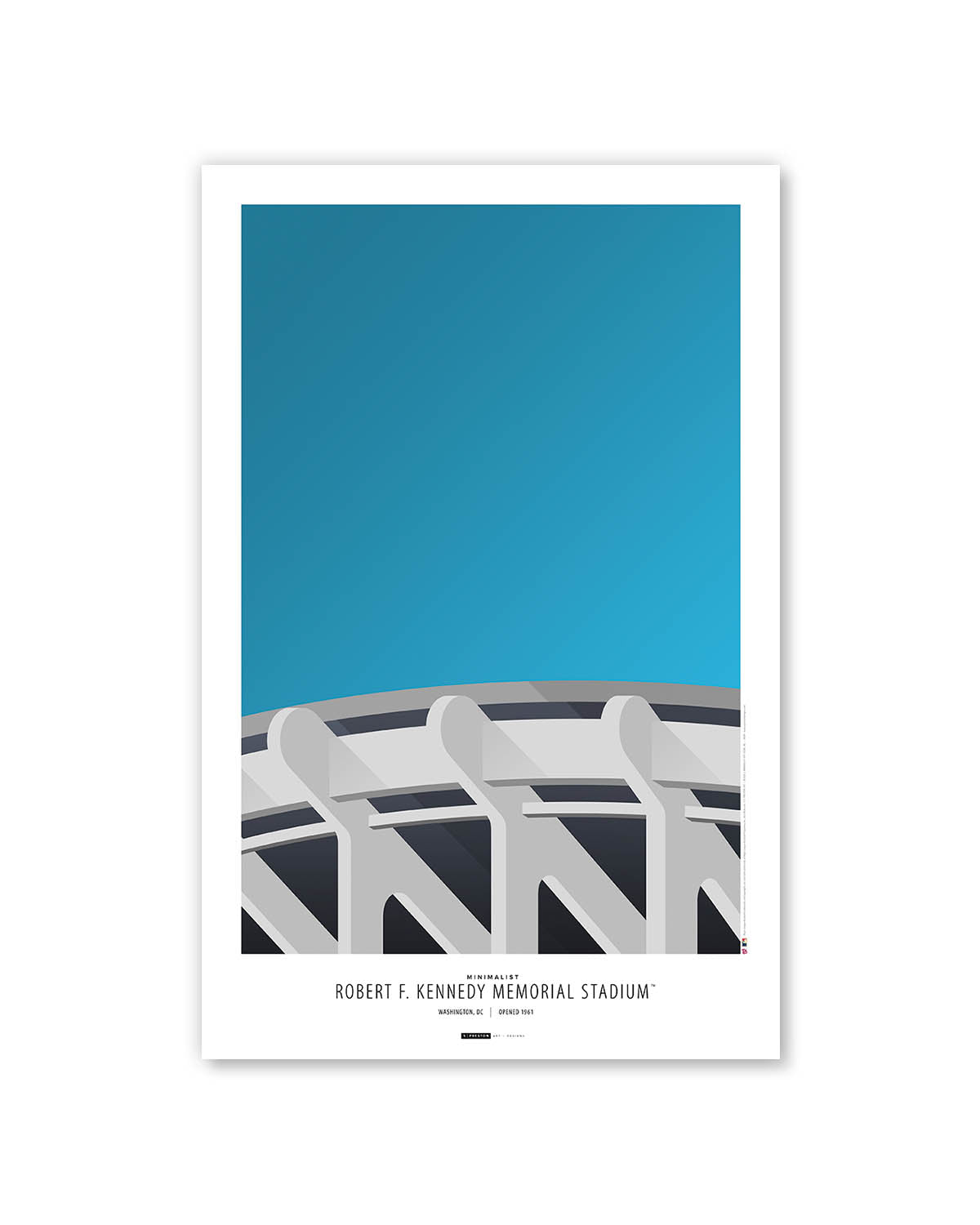 Minimalist RFK Stadium