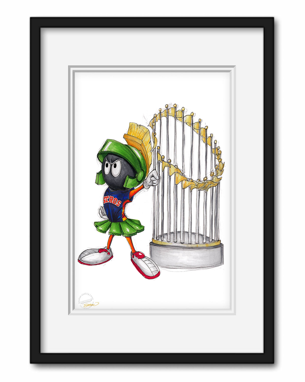 World Series Marvin The Martian 2022 Limited Edition Fine Art Print