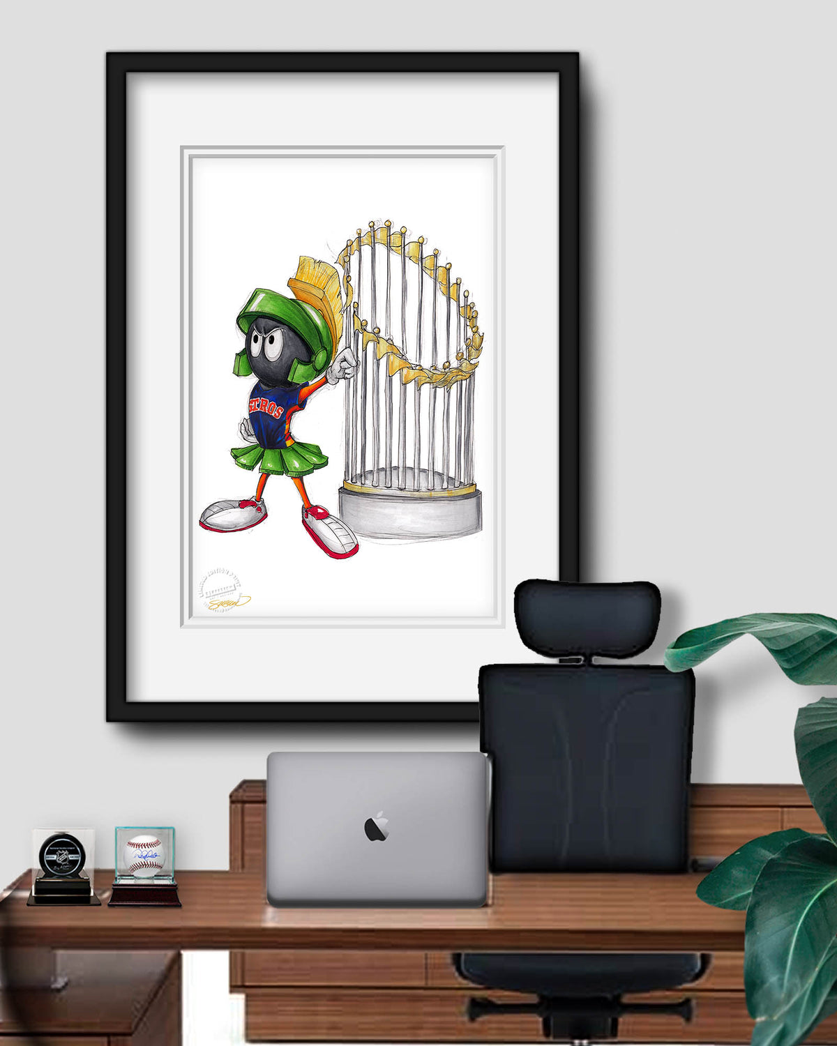 World Series Marvin The Martian 2022 Limited Edition Fine Art Print