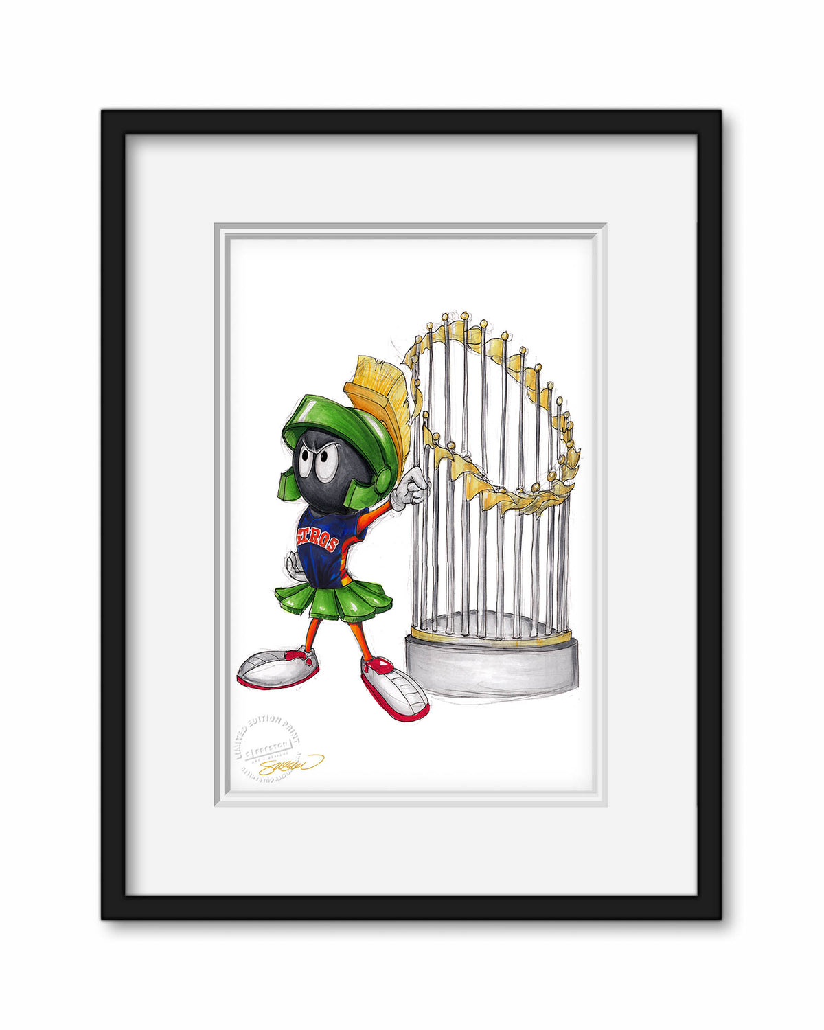 World Series Marvin The Martian 2022 Limited Edition Fine Art Print