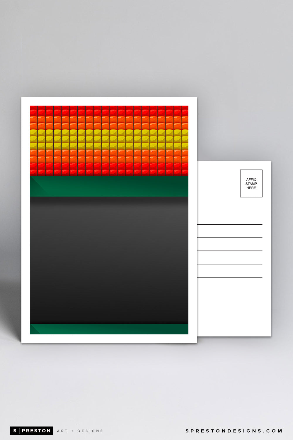 Minimalist Astrodome Postcard Houston Astros - S. Preston