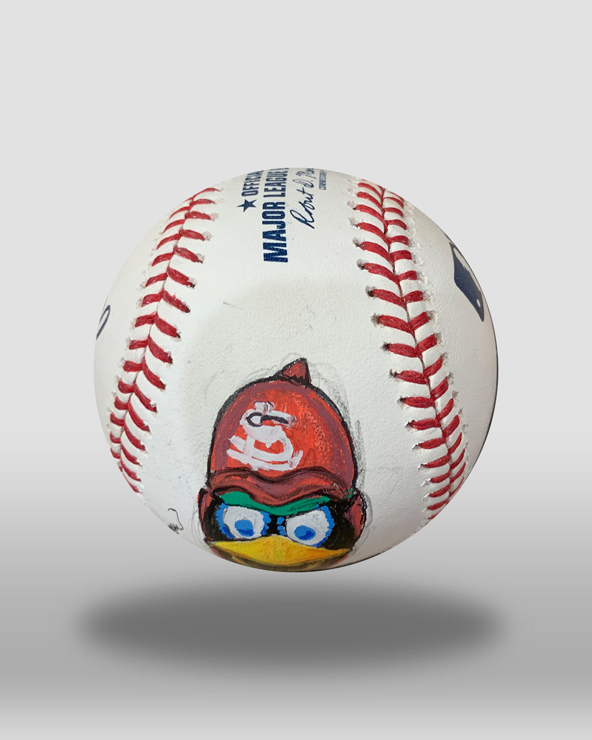 Fredbird Hand-Drawn Baseball Art
