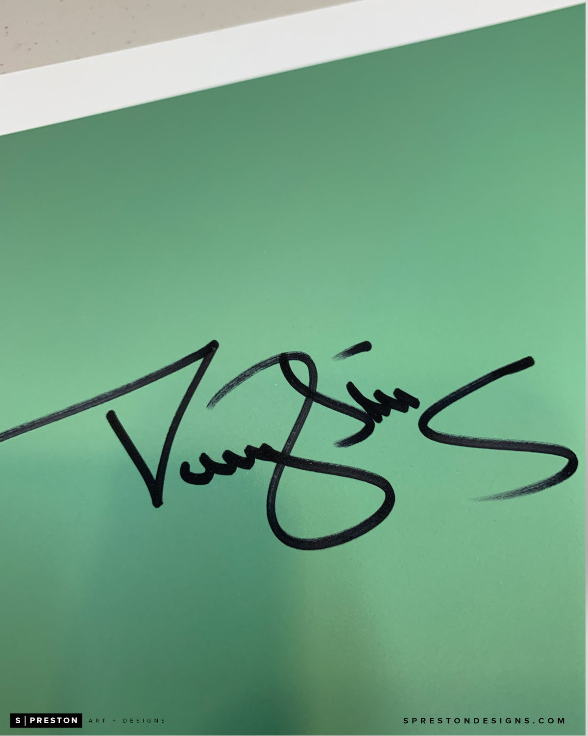 Minimalist Citi Field - Darryl Strawberry Signed