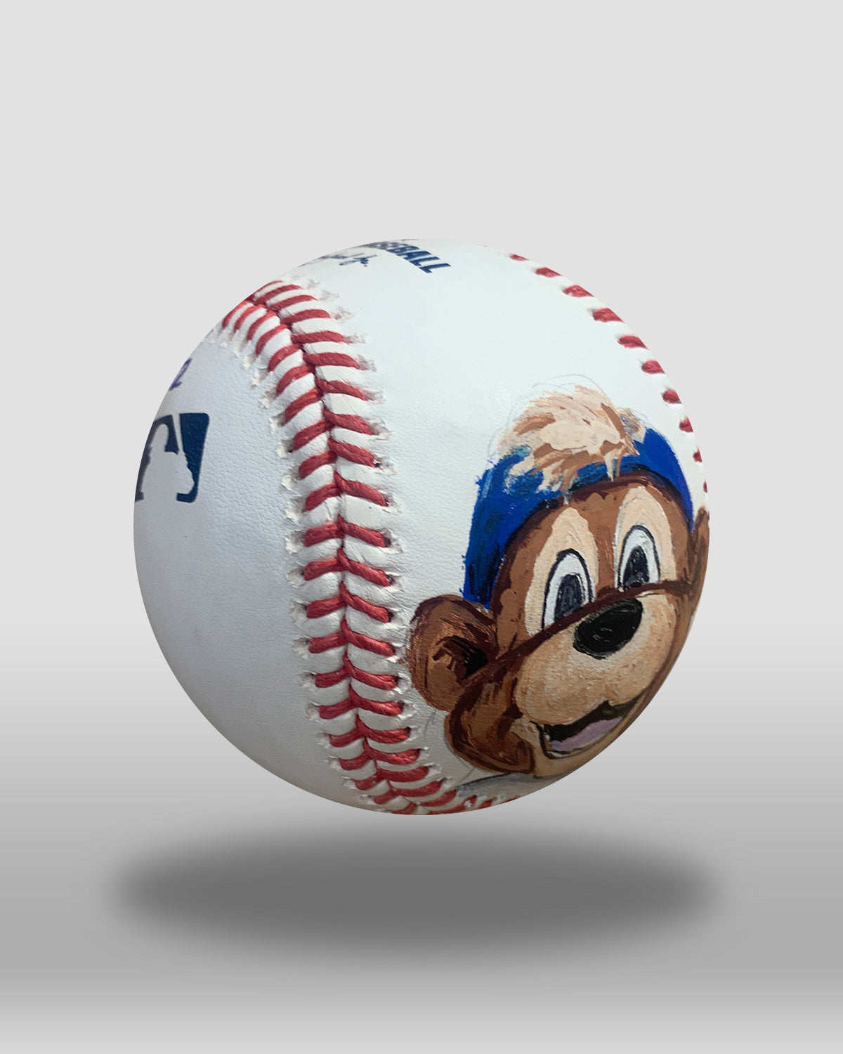 Clark The Cub Hand-Drawn Baseball Art
