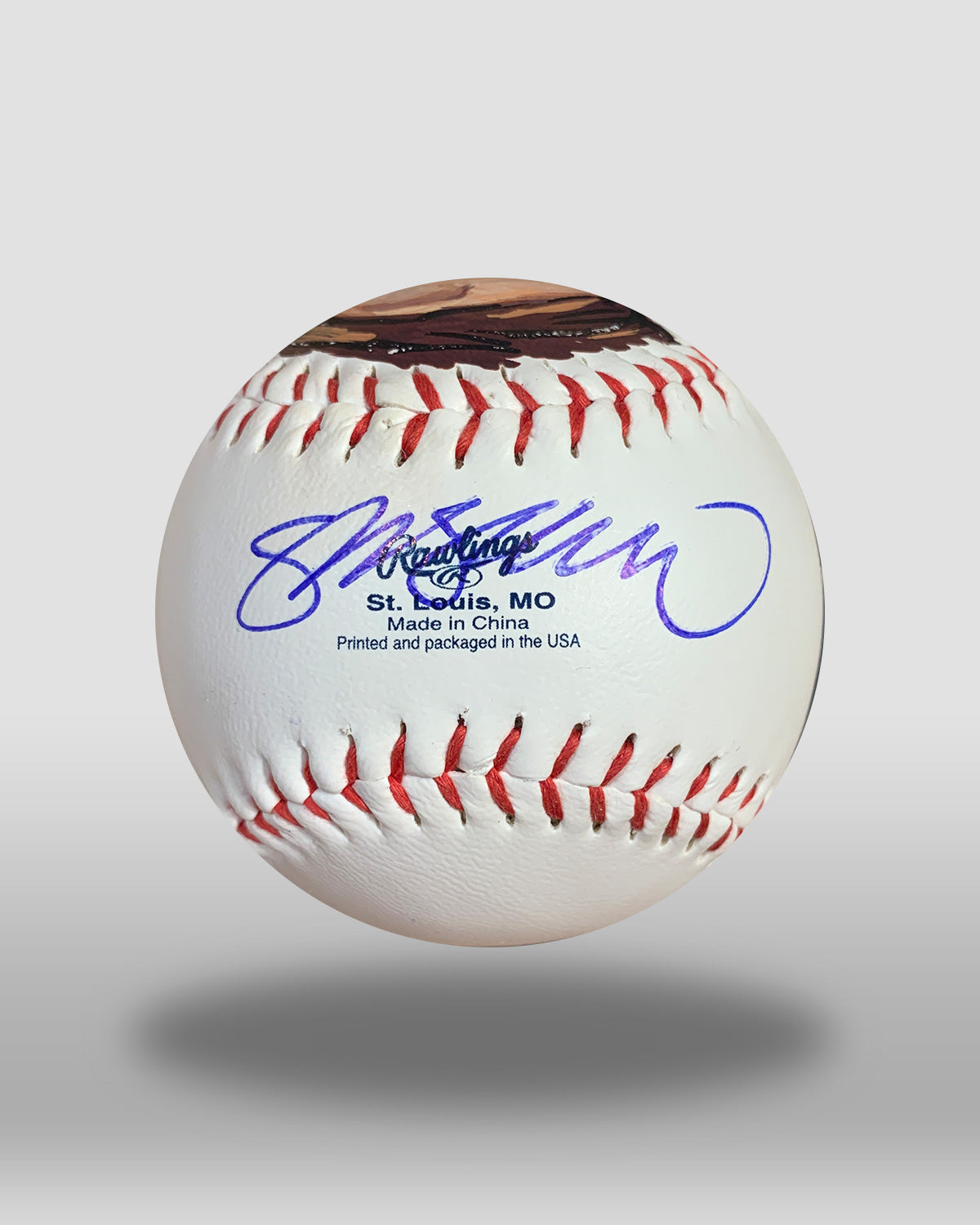 Swinging Friar Hand-Painted ASG Baseball Art