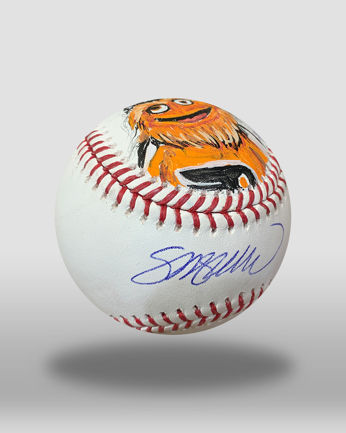 Gritty Hand-Drawn Baseball Art