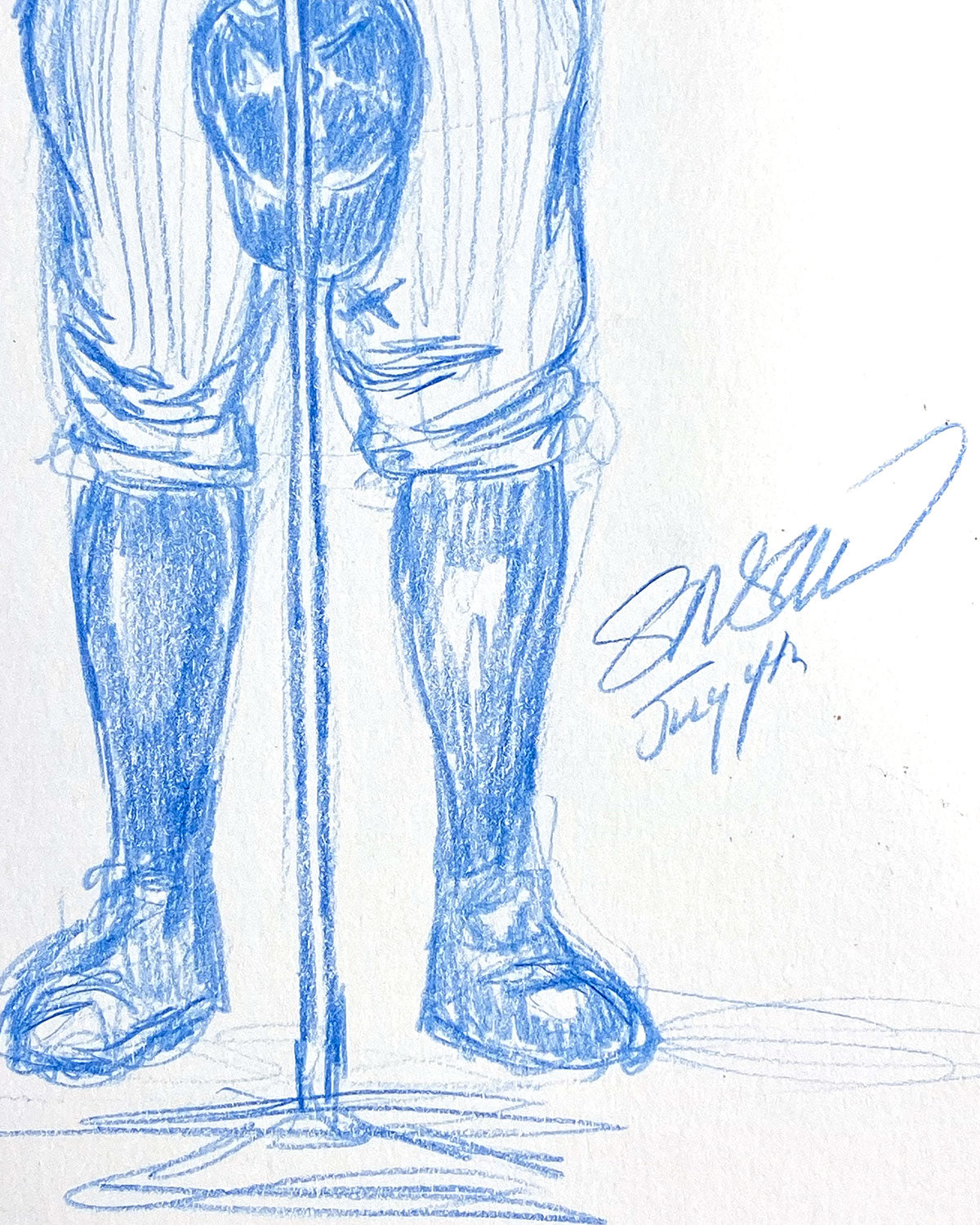 Remembering Lou Gehrig Original Art