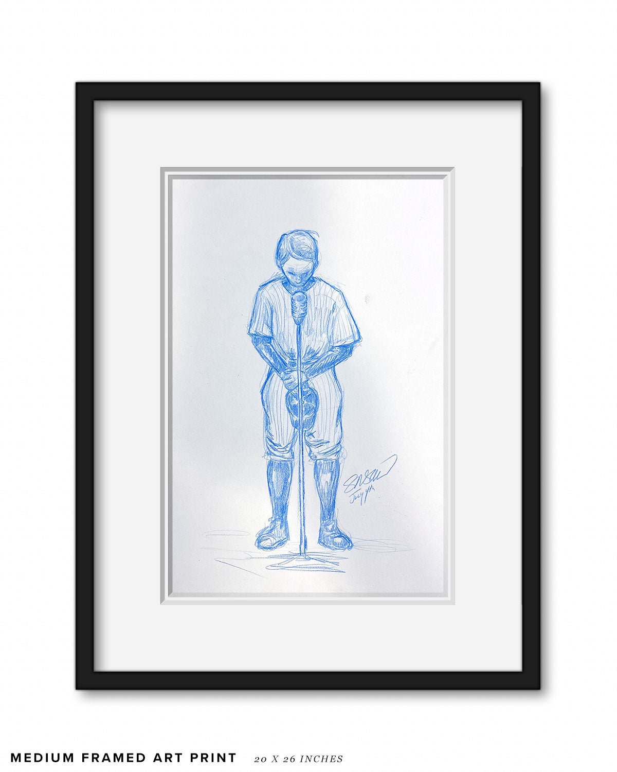 Remembering Lou Gehrig Original Art
