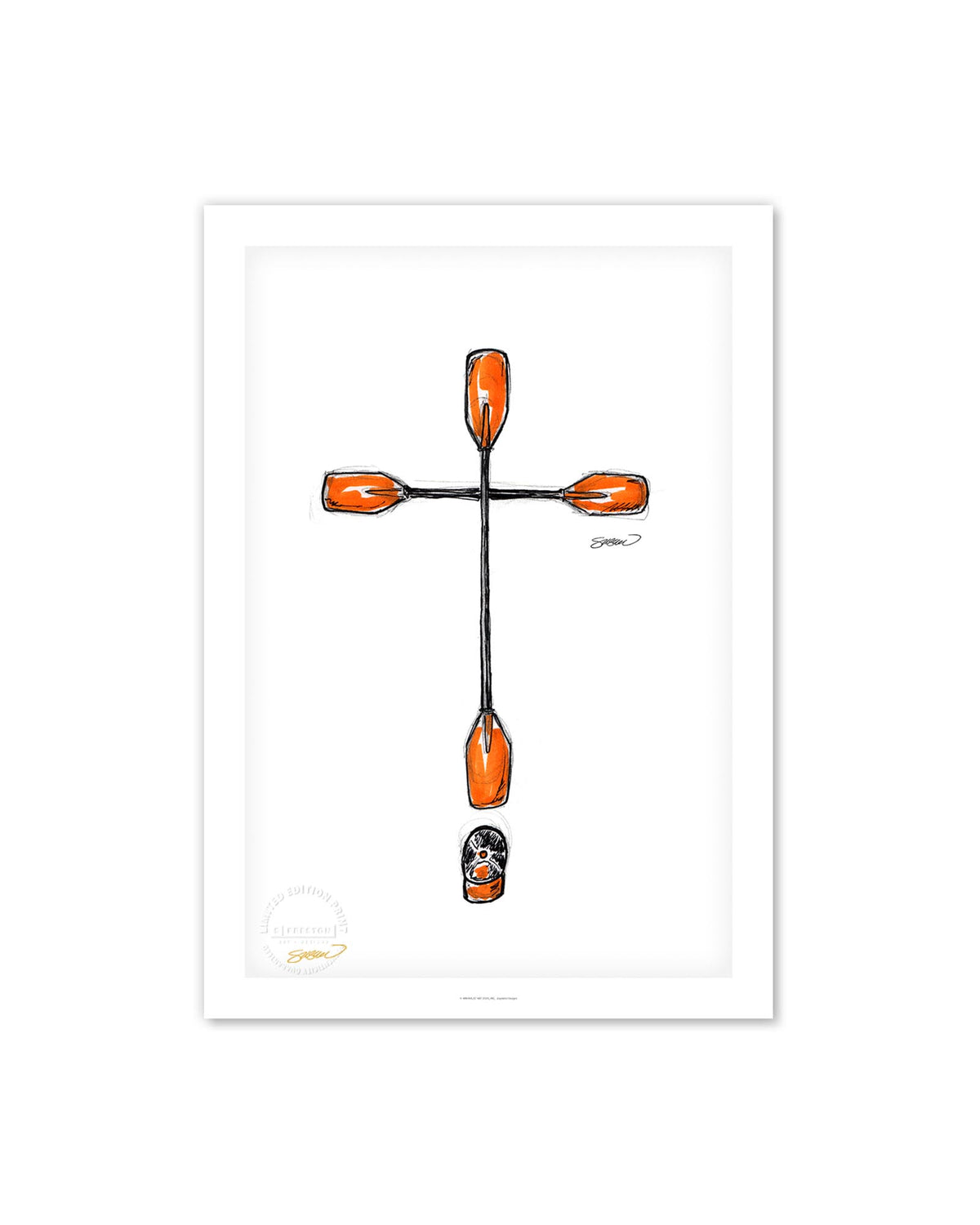 Remembering Willie McCovey Tribute Sketch Print