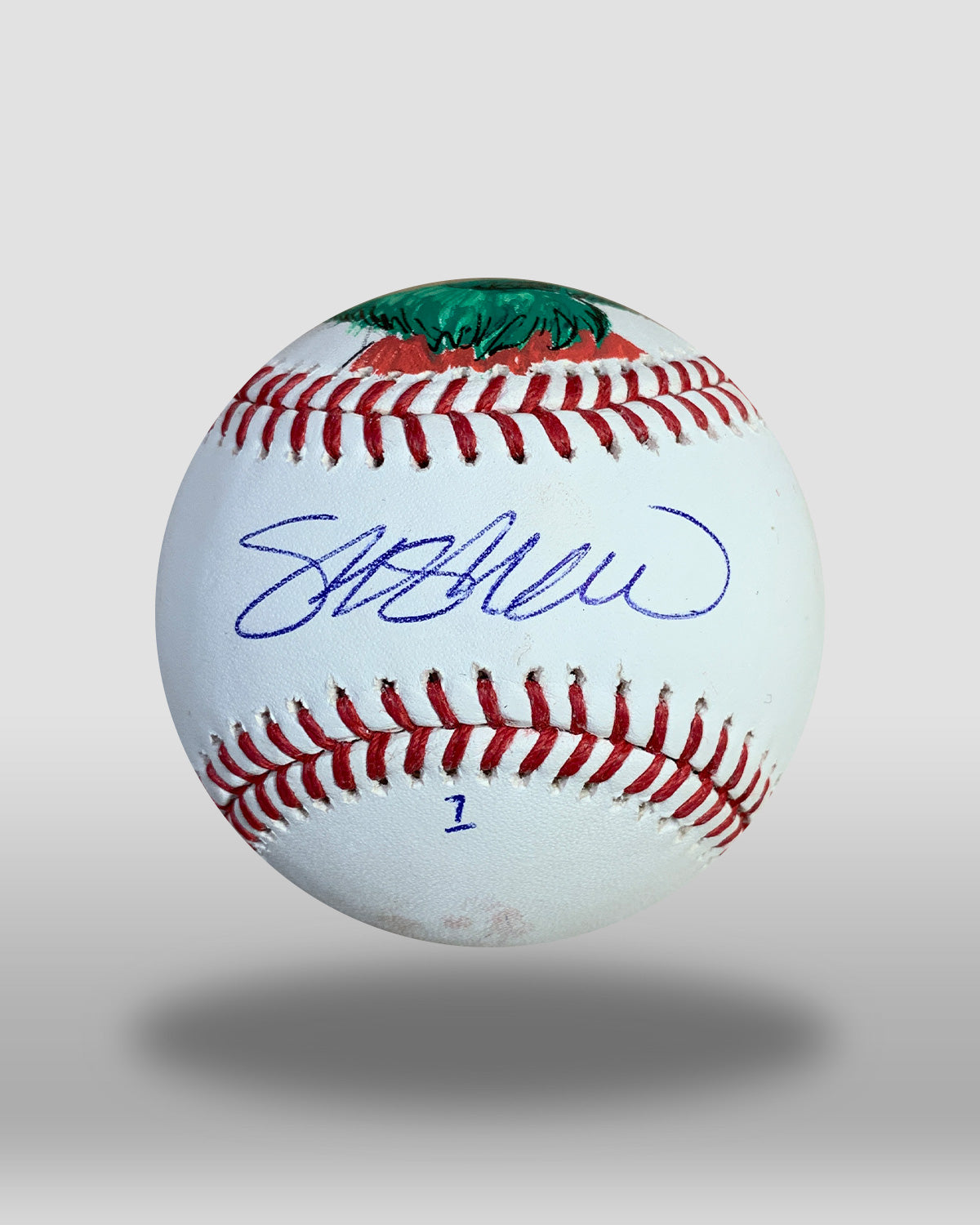 Phillie Phanatic Hand-Drawn Baseball Art