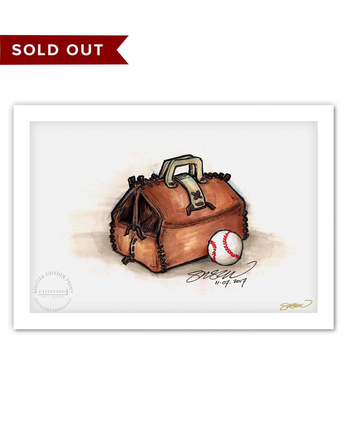 Remembering Doc Halladay Ink Sketch