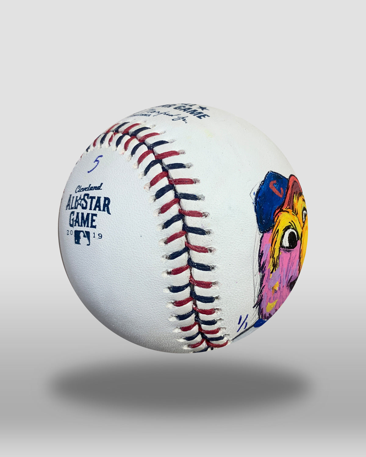 Slider Hand-Drawn Baseball Art