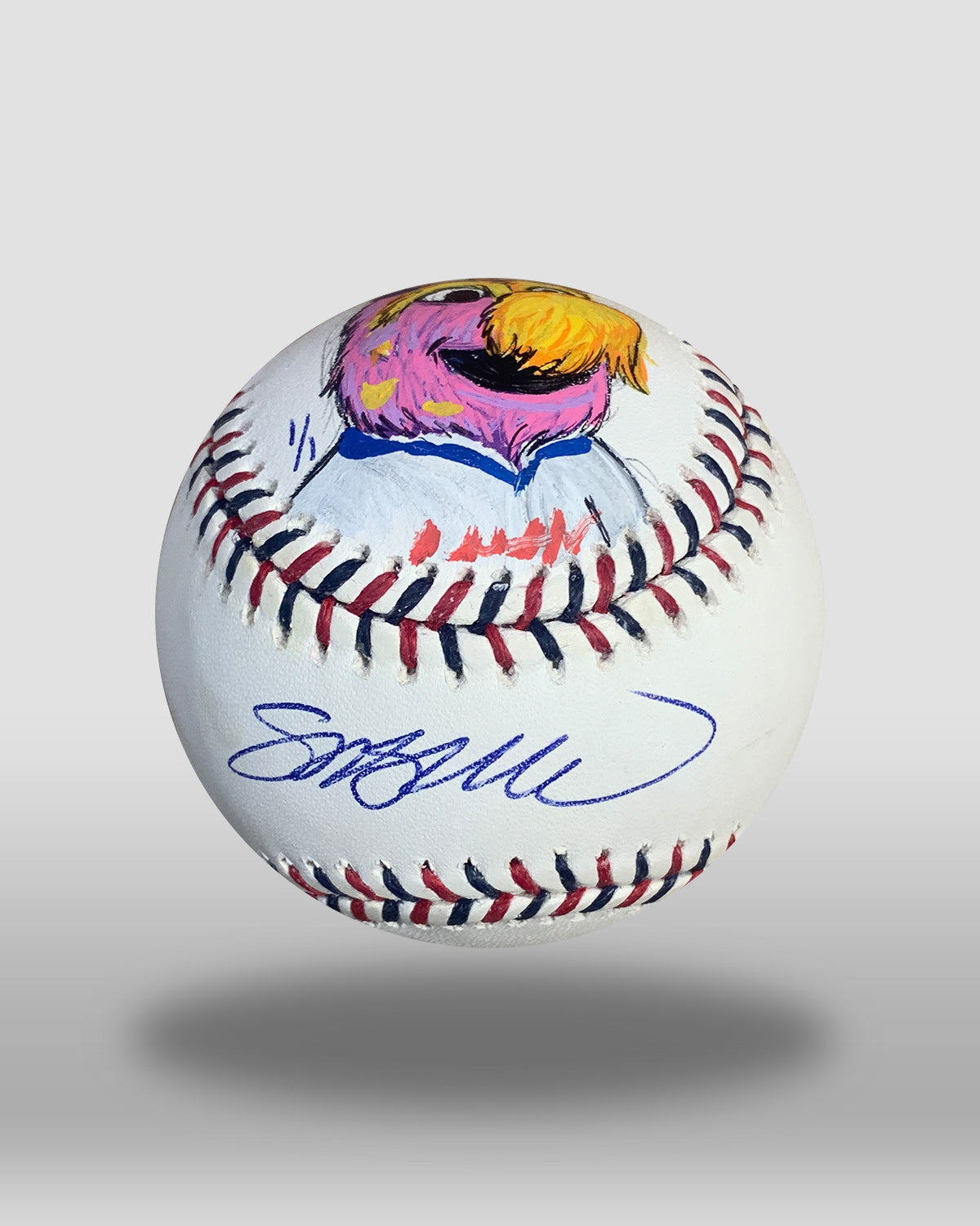 Slider Hand-Drawn Baseball Art