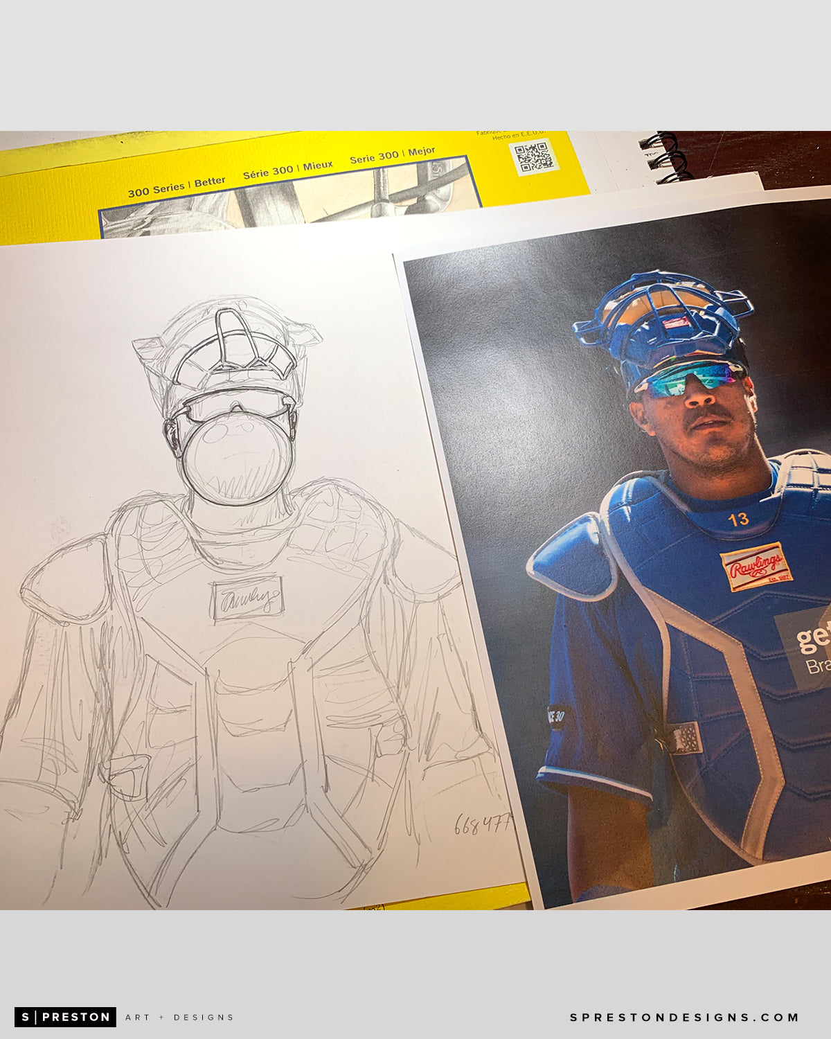 El Niño Chicle - Salvador Perez Original Art
