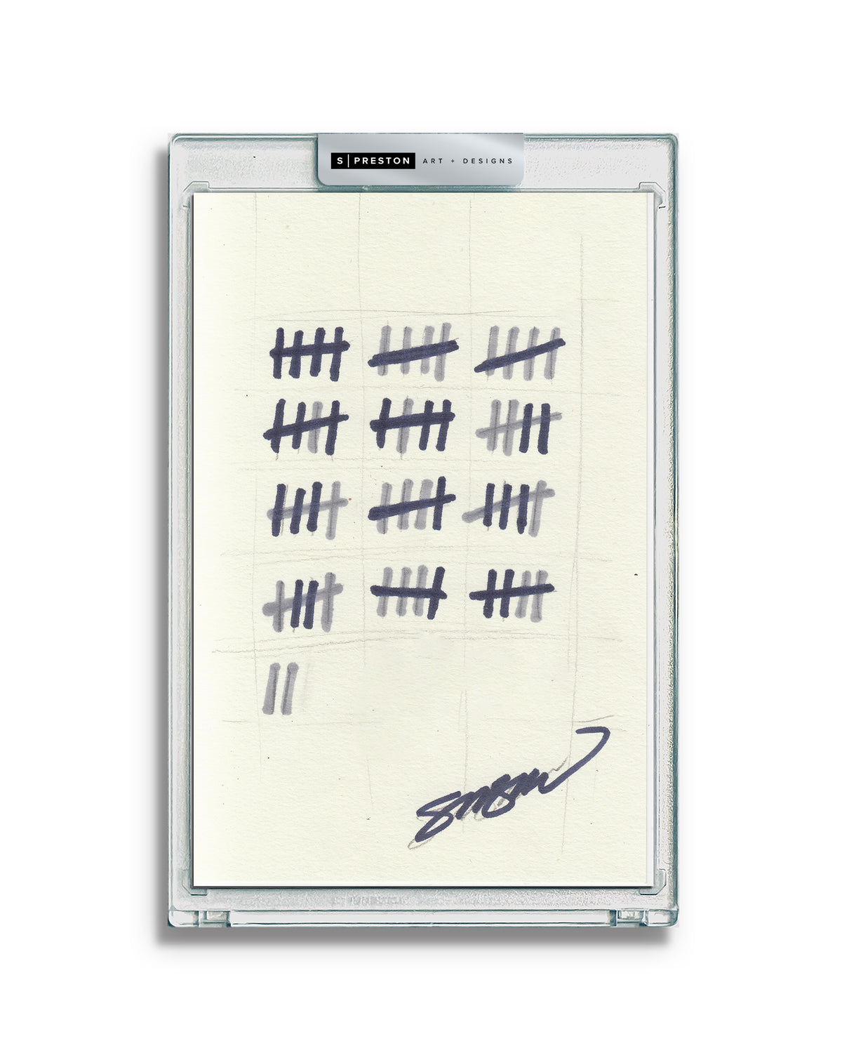 62 Home Runs AL Record Breaker Limited Edition Art Card Slab