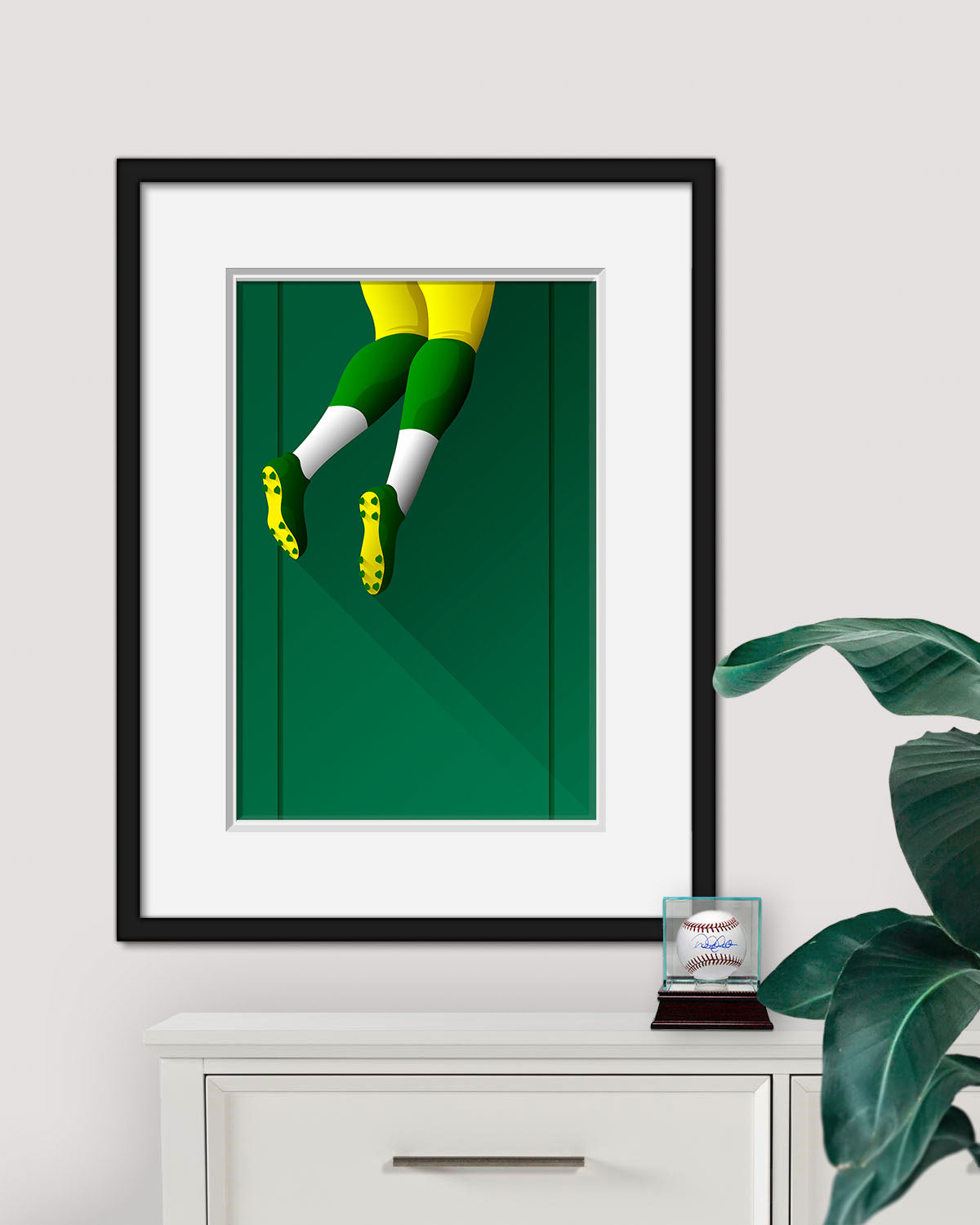 Minimalist Lambeau Field Art Print