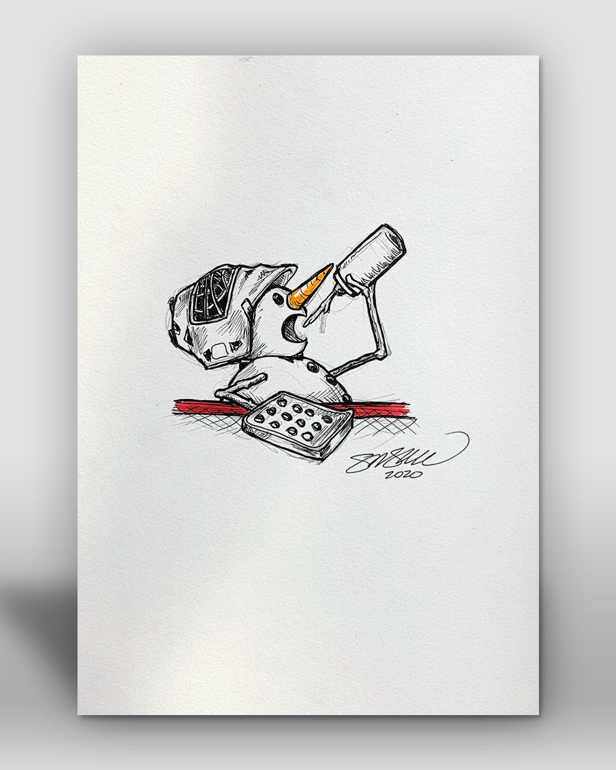 Frosties 2020 Hockey Original Art