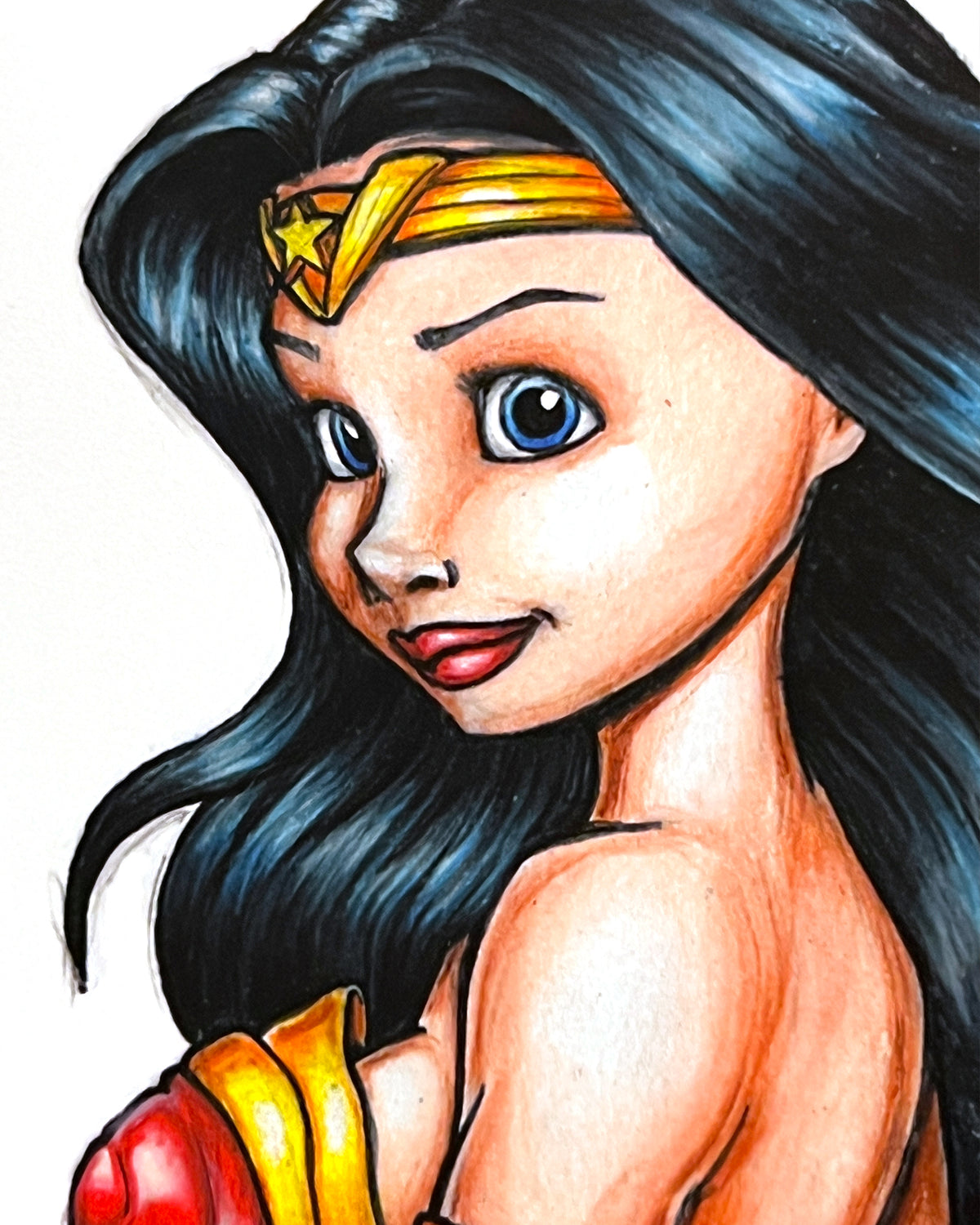 Headstrong Amazon - Gal Gadot Autographed (Authenticated) Poster Print