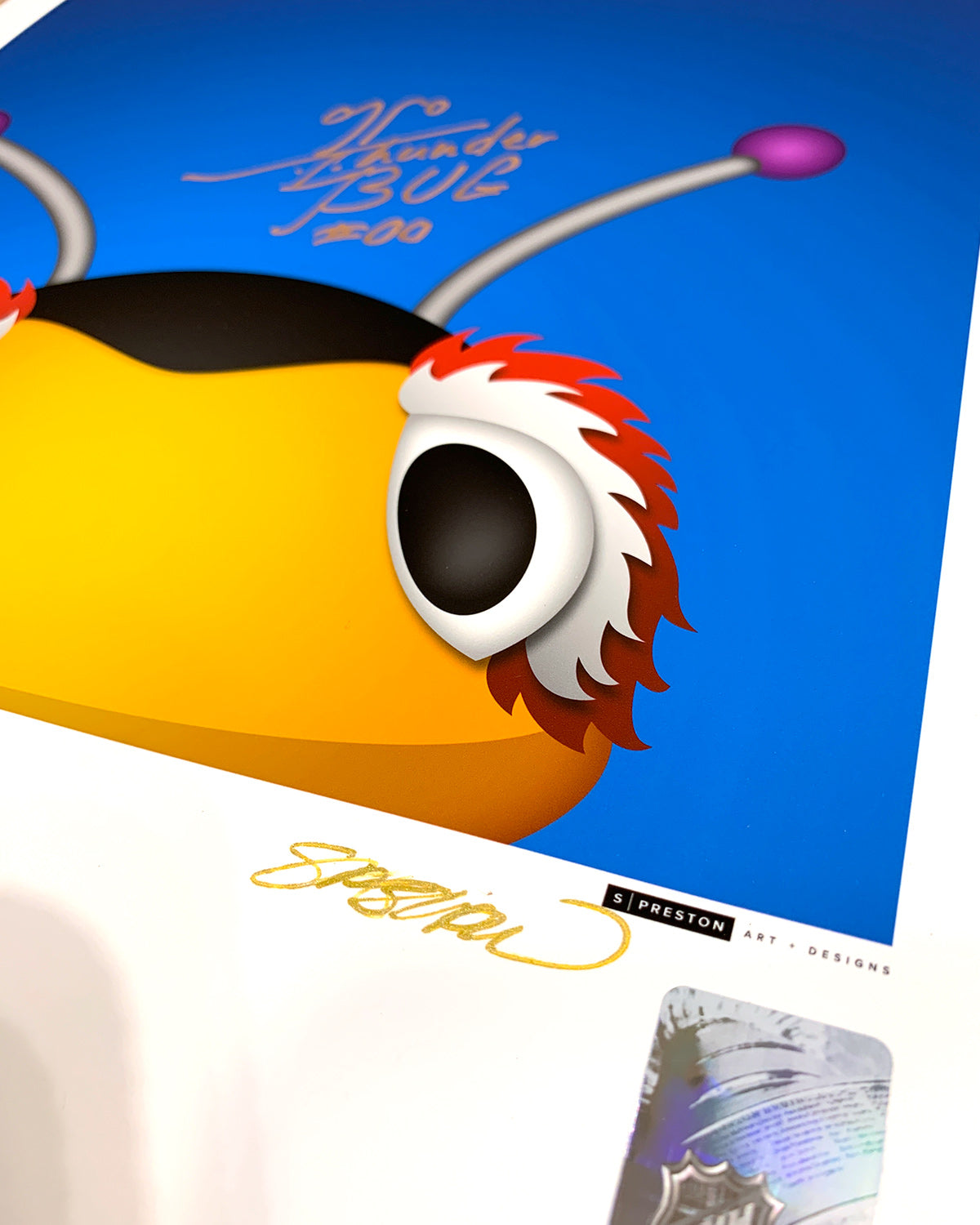 Minimalist Thunderbug Poster Print - Signed