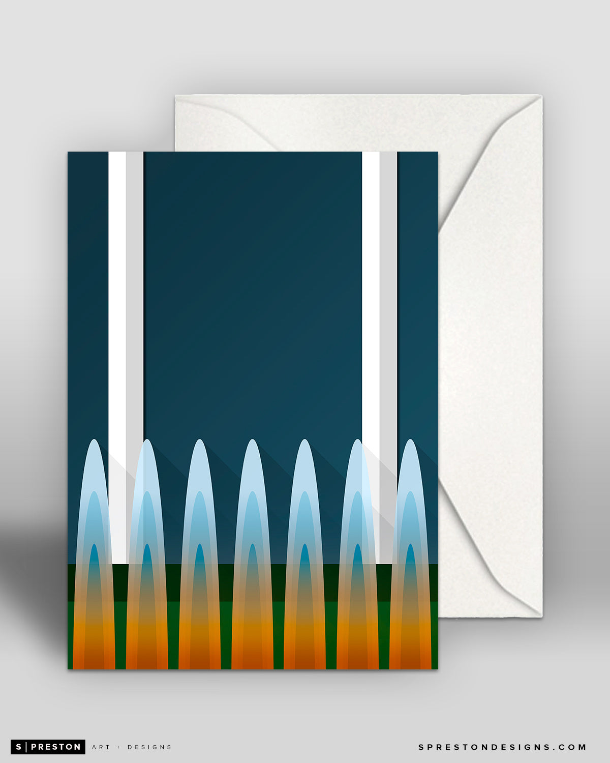 Minimalist Kansas City Royals Note Card Set