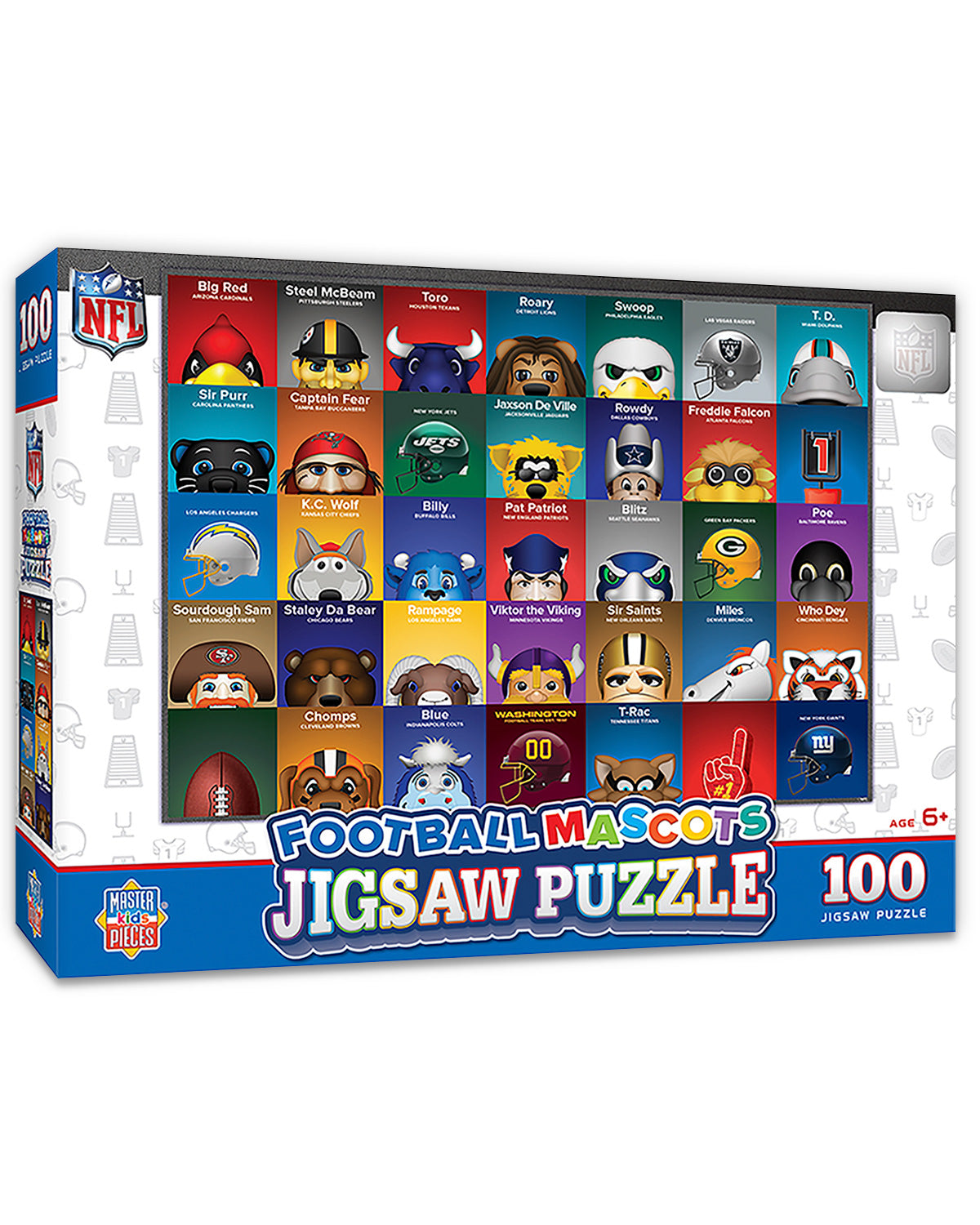 Minimalist NHL Mascot Jigsaw Puzzle - S. Preston – S. Preston Art
