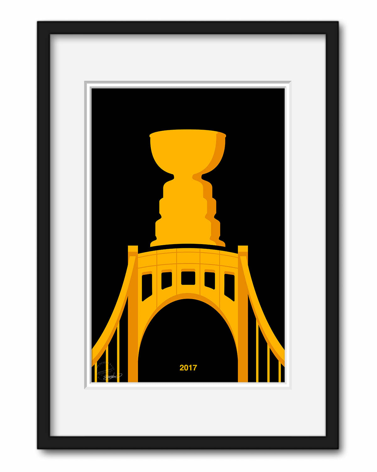 Minimalist Stanley Cup 2017 Art Print