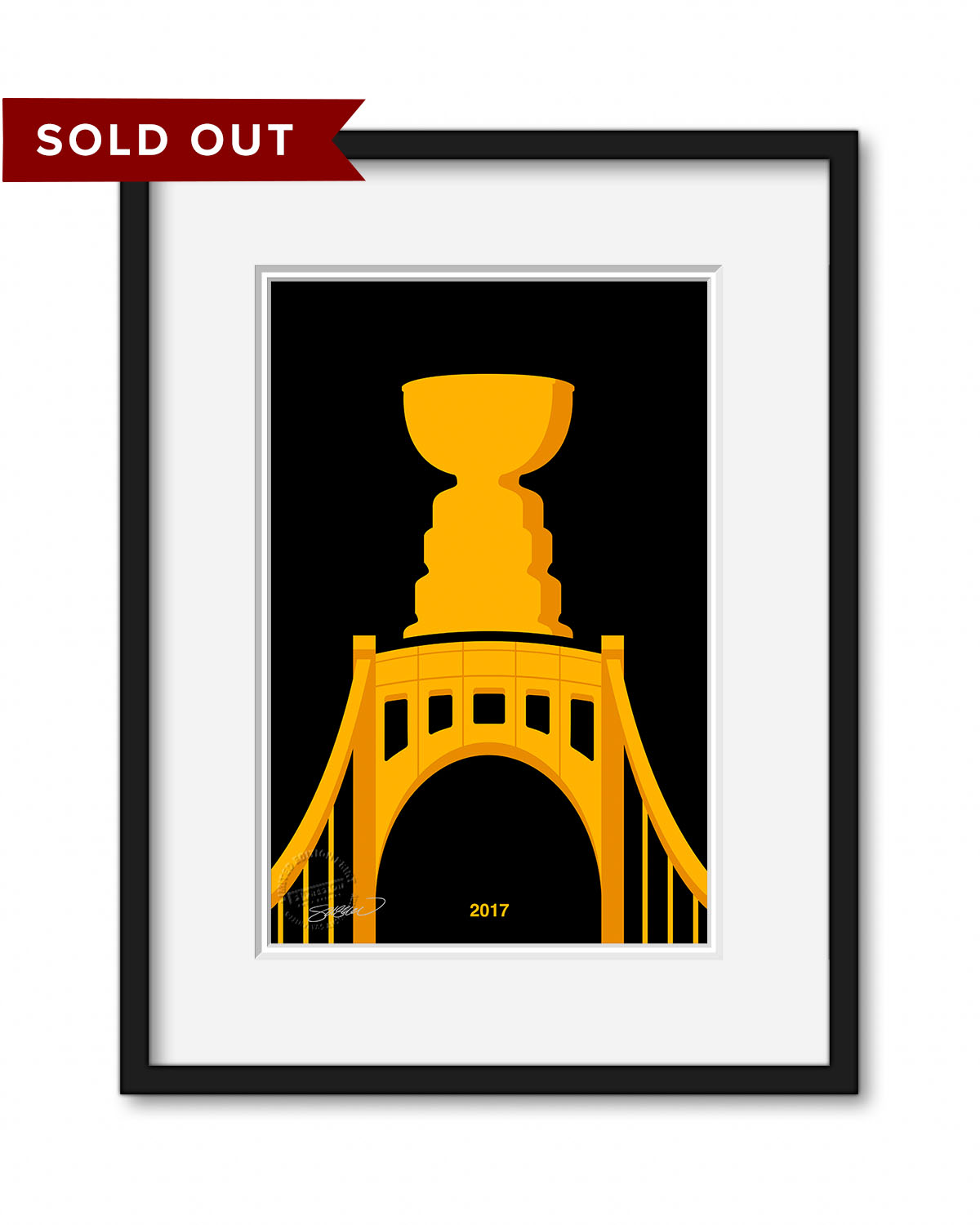 Minimalist Stanley Cup 2017 Art Print