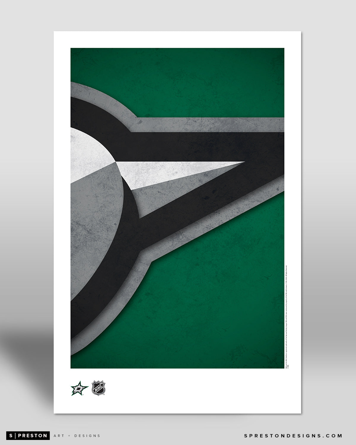 Minimalist Logo - Dallas Stars Poster Print Dallas Stars - S Preston