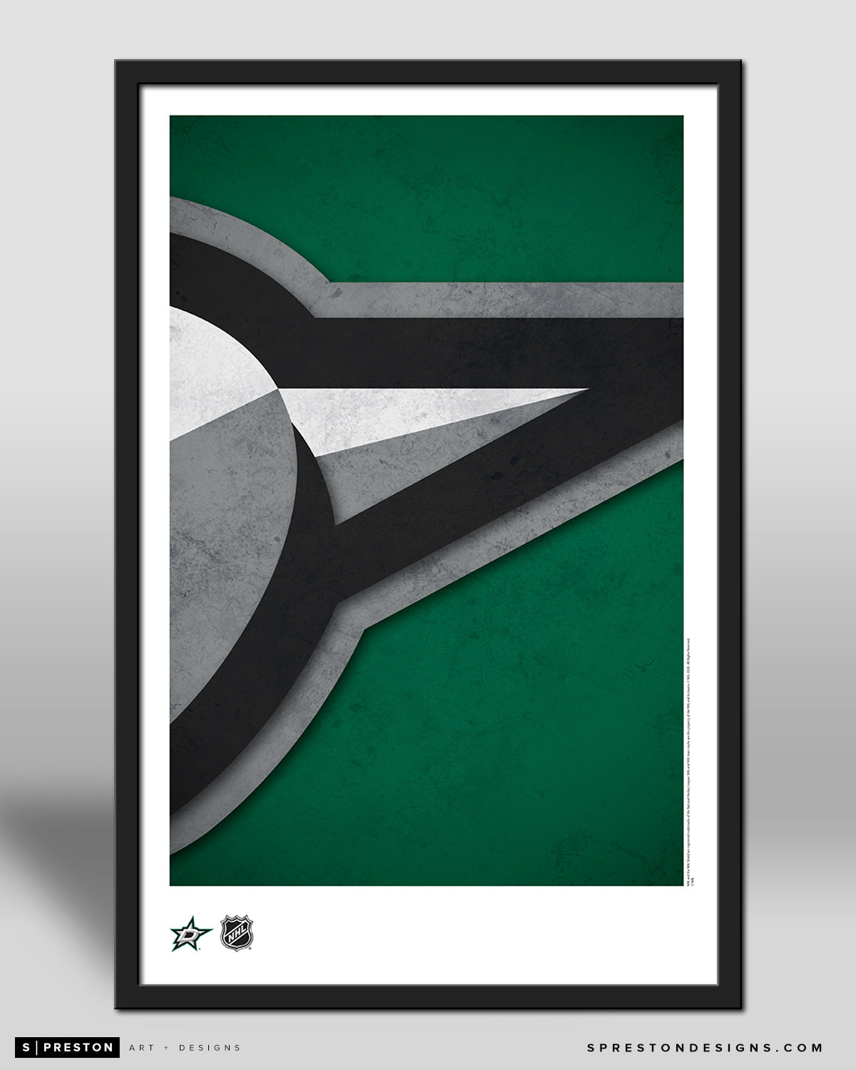Minimalist Logo - Dallas Stars Poster Print Dallas Stars - S Preston